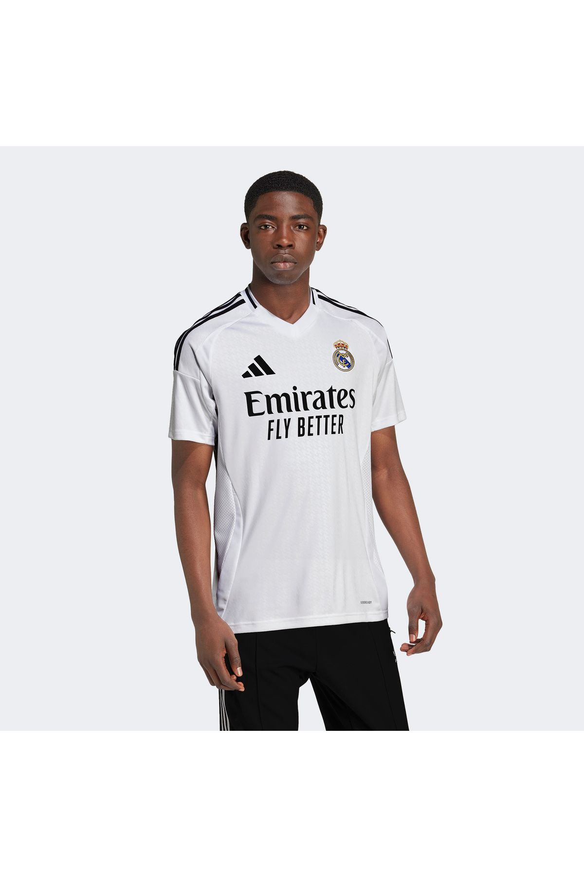 adidas-ريال مدريد 24/25 قميص أبيض للرجال 5