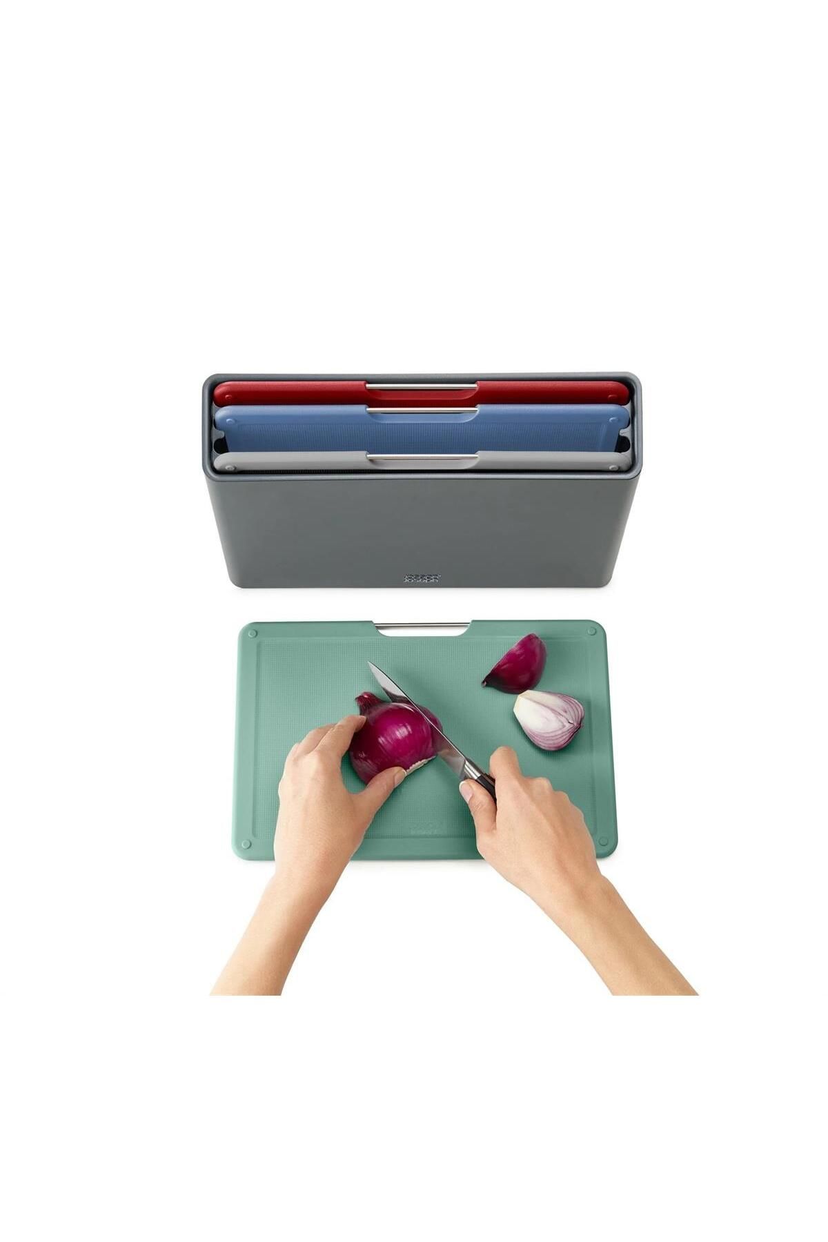 Joseph Joseph-Cmllashop Joseph Folio Regular Cutting Board Set, Graphite, Shore Grey 542093 4