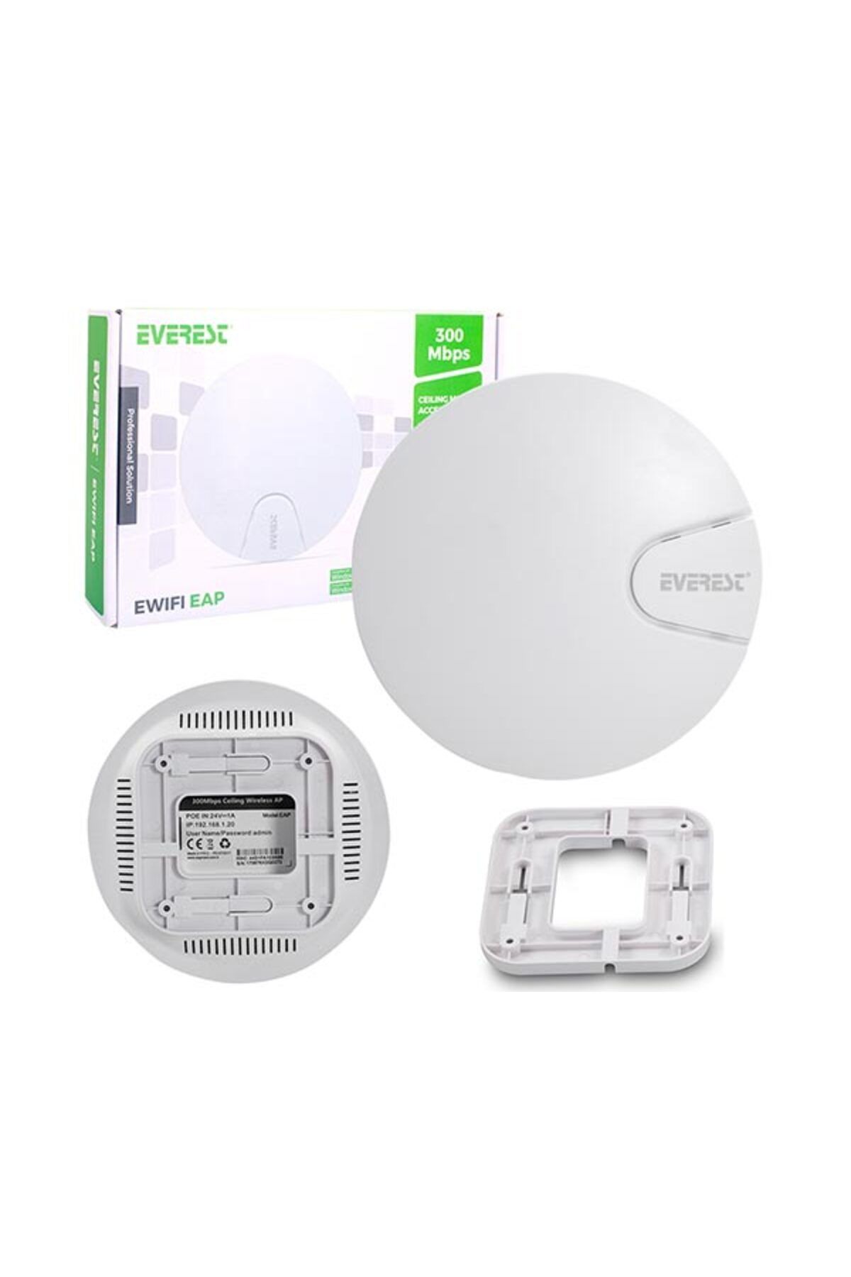 Go İthalat EWIFI EAP 300 MBPS 11N 2.4GHZ TAVAN ACCESS POINT ROUTER (4738)