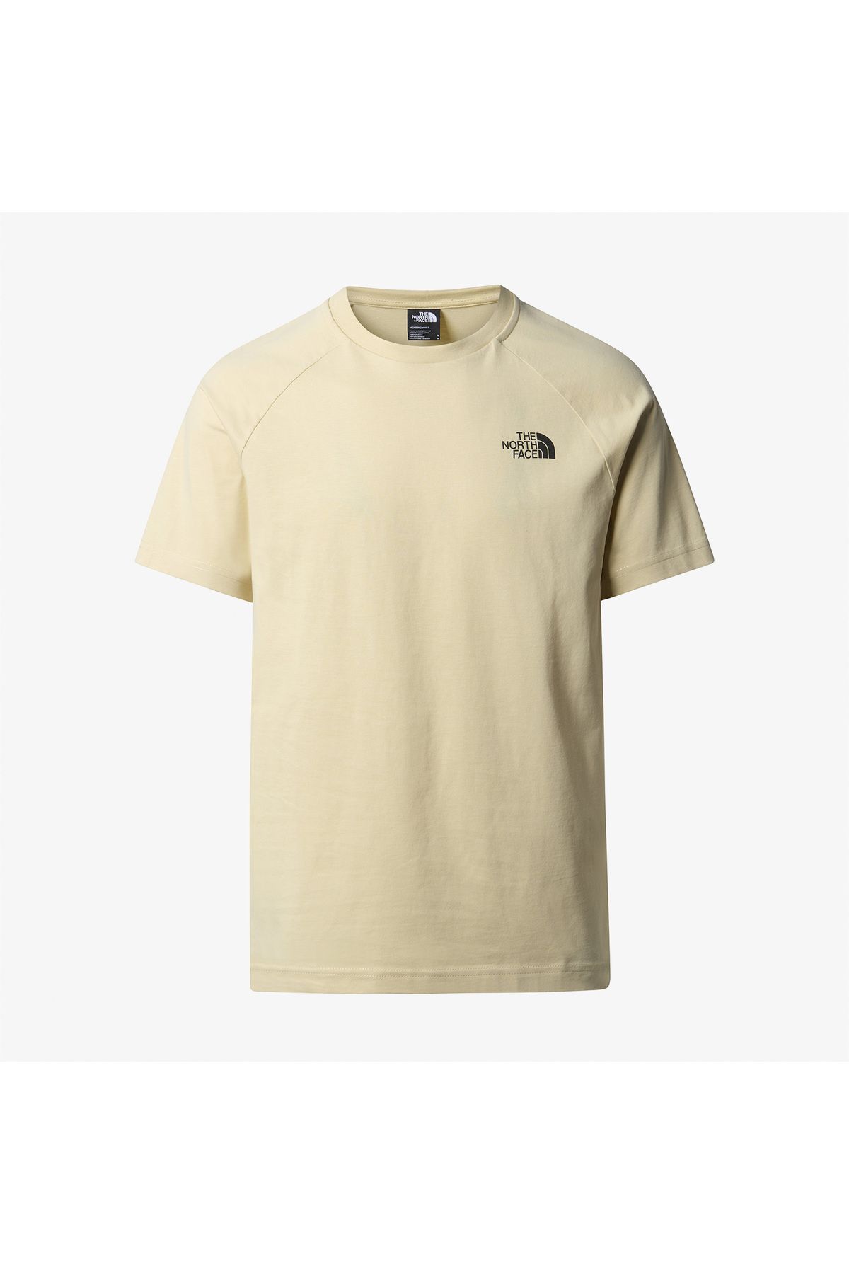 تی شرت سفید مردانه روزانه کرم اورجینال The North Face