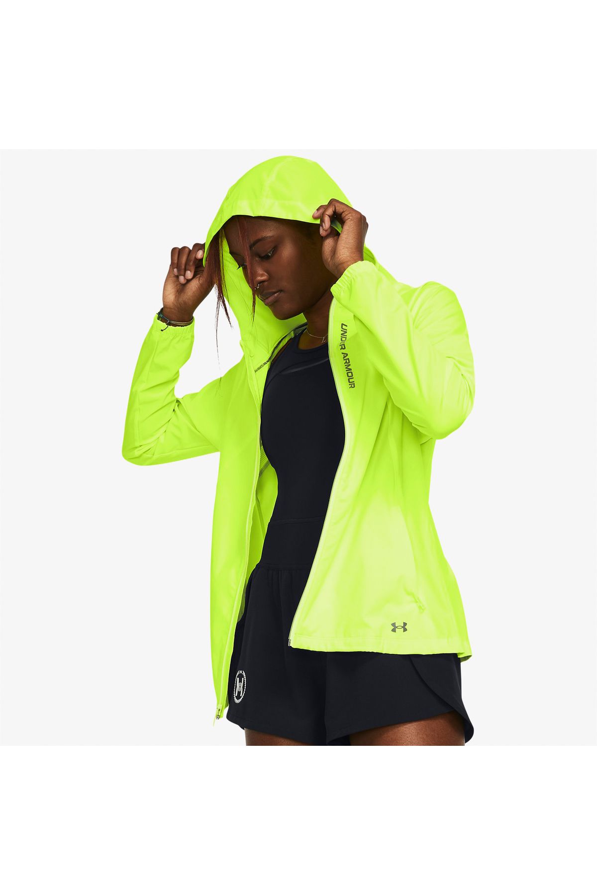 Under Armour Outrun The Storm Kadın Sarı Rüzgarlık