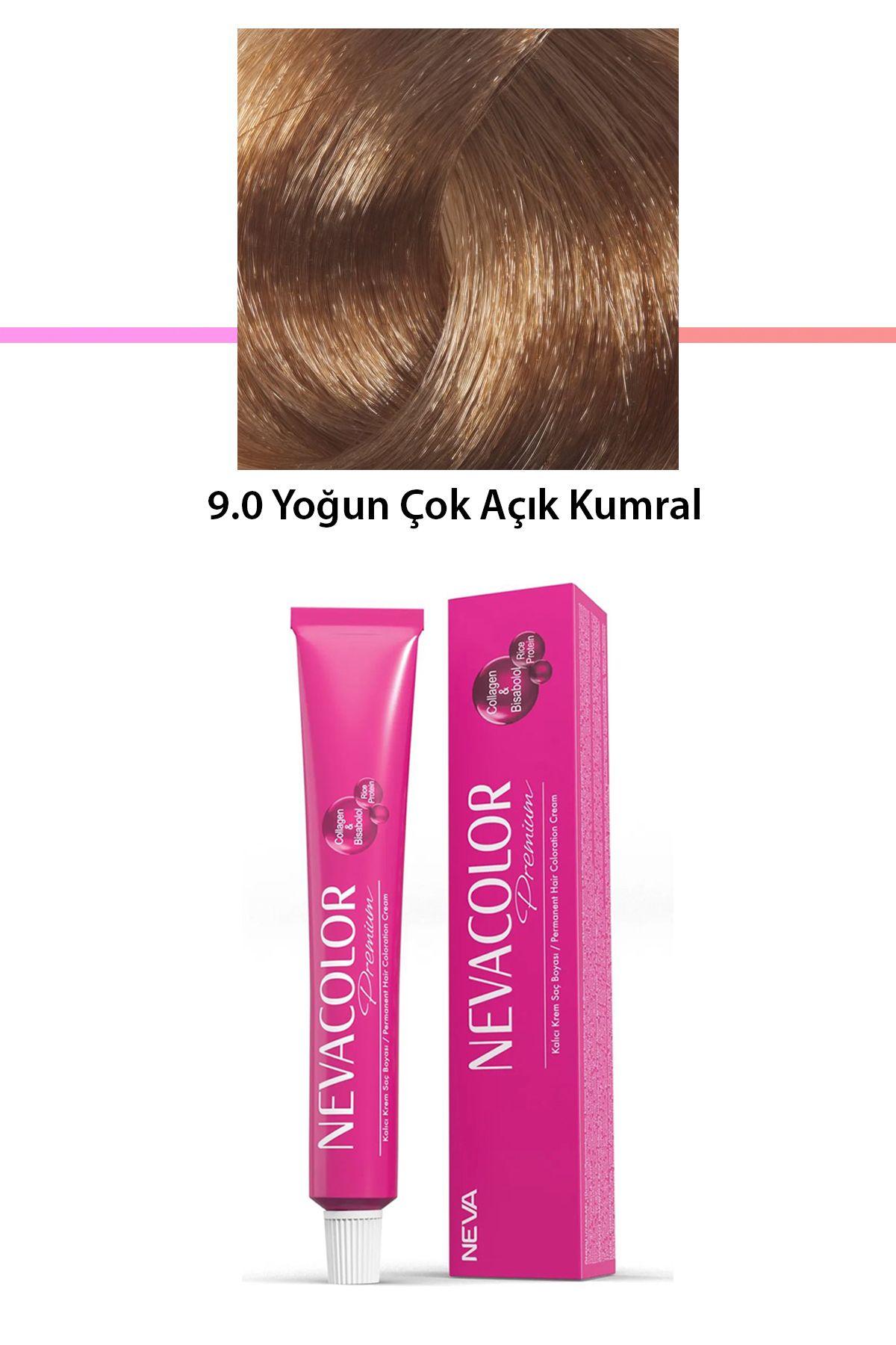 karadağsb Premium 9.0 Yoğun Çok Açık Kumral - Kalıcı Krem Saç Boyası 50 G Tüp
