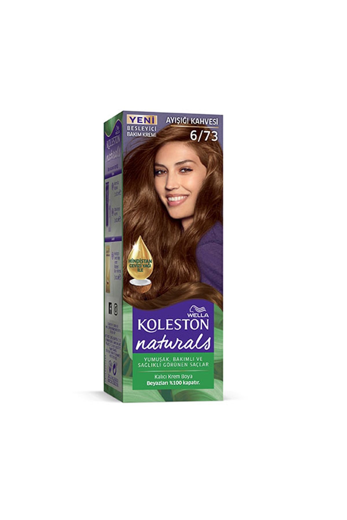 karadağsb Naturals Saç Boyası Ayışığı Kahvesi 6/73