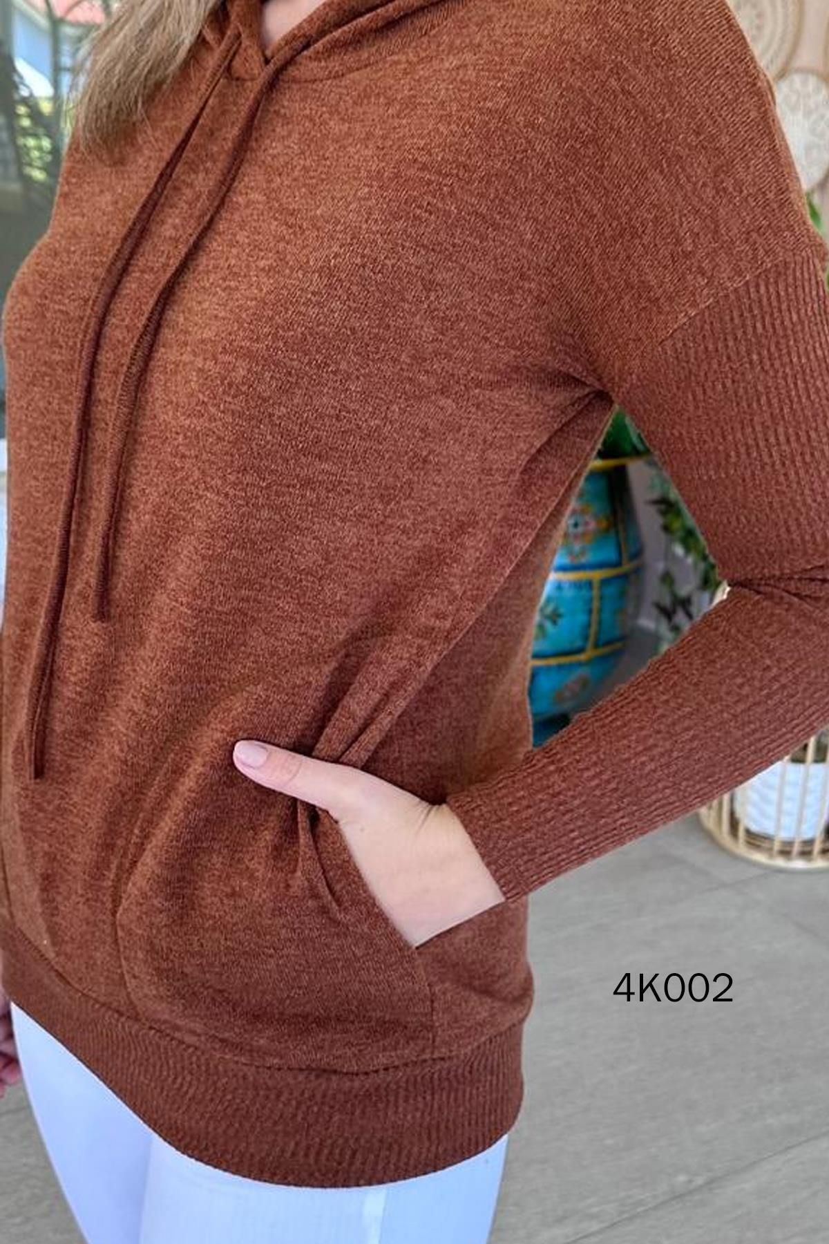 İnce Topuk-Sweater - Brown - Regular fit 4