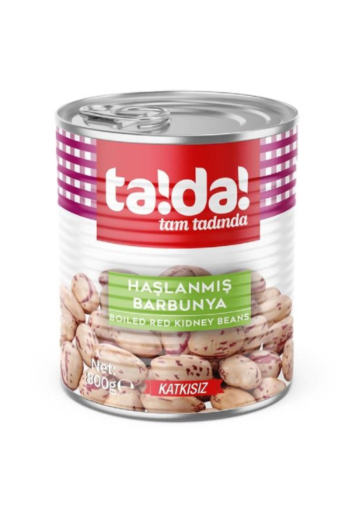 Tada Haşlanmış Barbunya 800 Gr