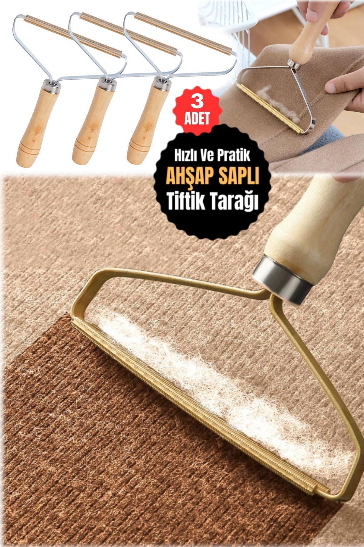 Gaggani-3 Pieces of Gaggani Mohair Ready to Use - Scraper on Your Clothes Effective Anywhere Mohair 7