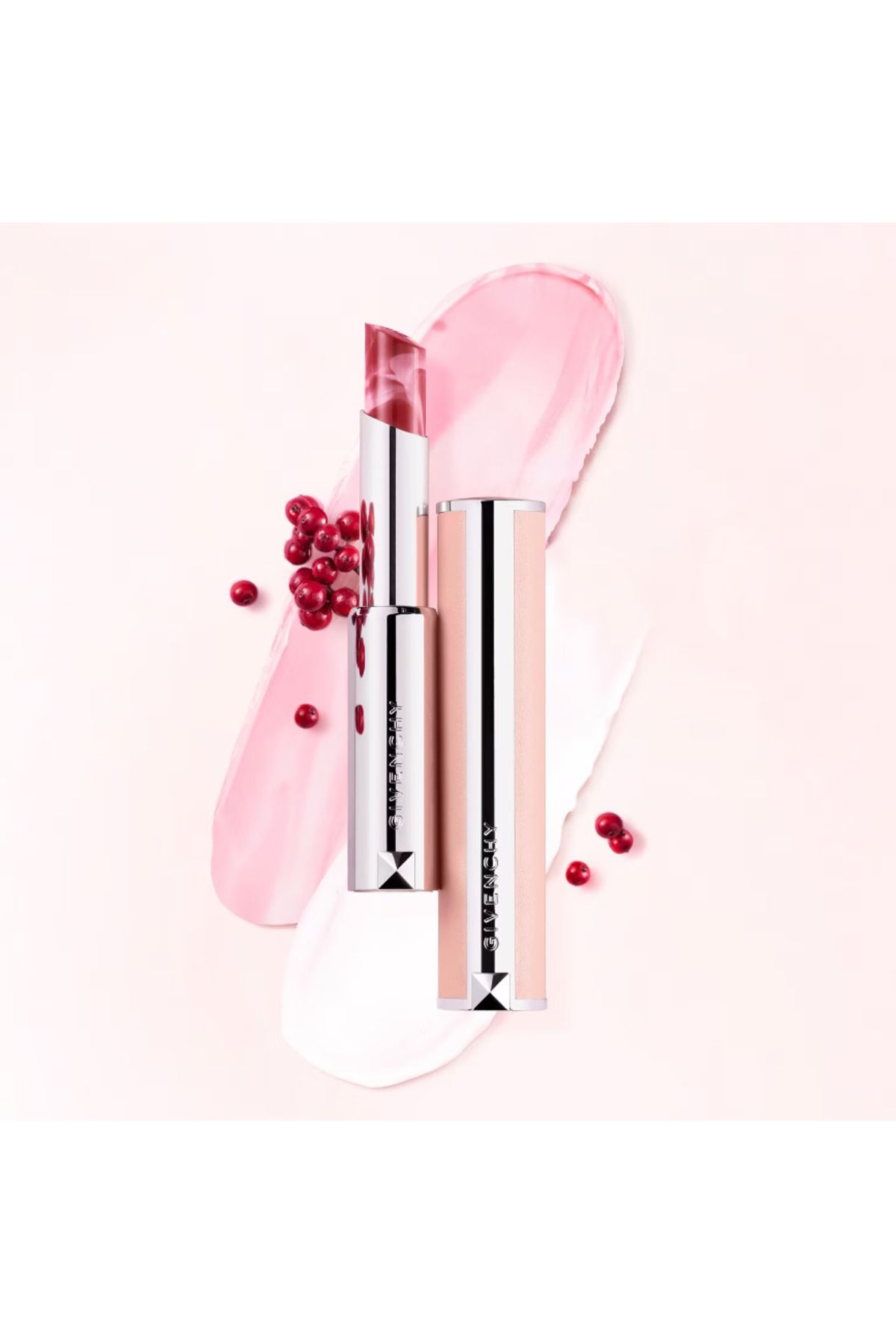 Givenchy-Rose Perfecto - Beautifying Lip Balm with Hyaluronic Acid and Vitamin C (2,8 g) 4