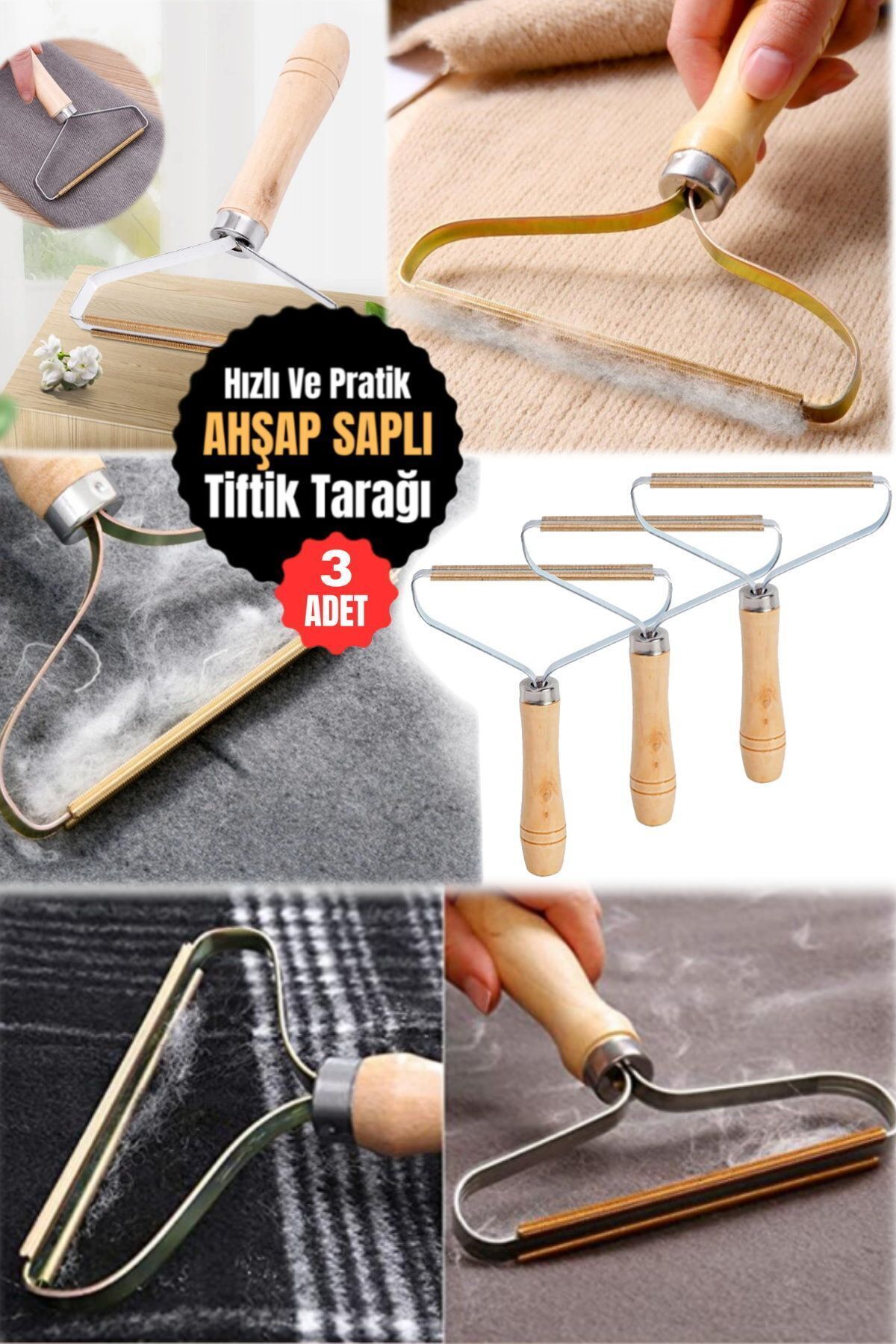 Gaggani-3 Pieces of Gaggani Mohair Ready to Use - Scraper on Your Clothes Effective Anywhere Mohair 4
