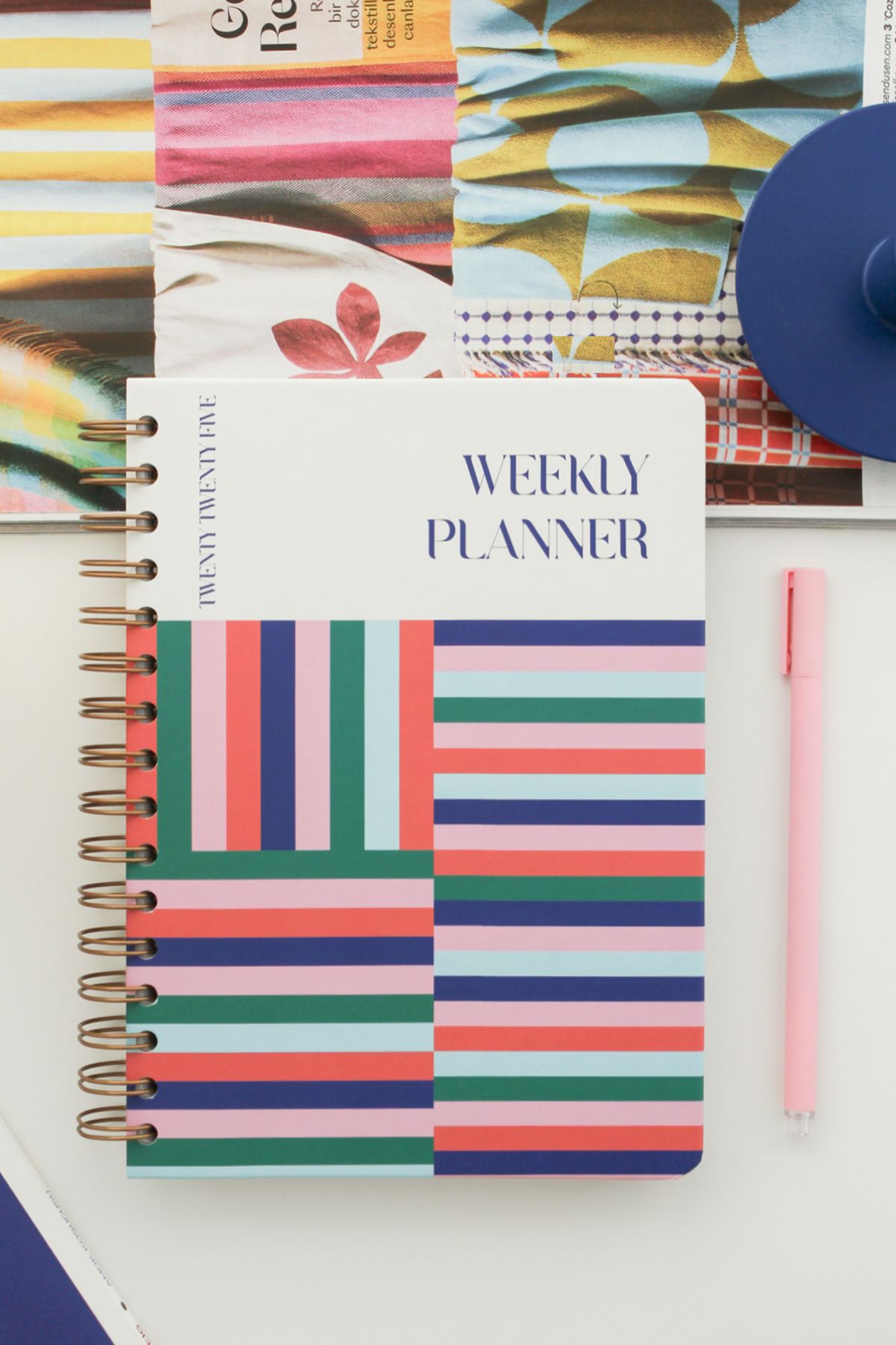 Matt Notebook Agenda Anului 2025 A5 Spiral 15x21 Cm - 12 Luni - One Size