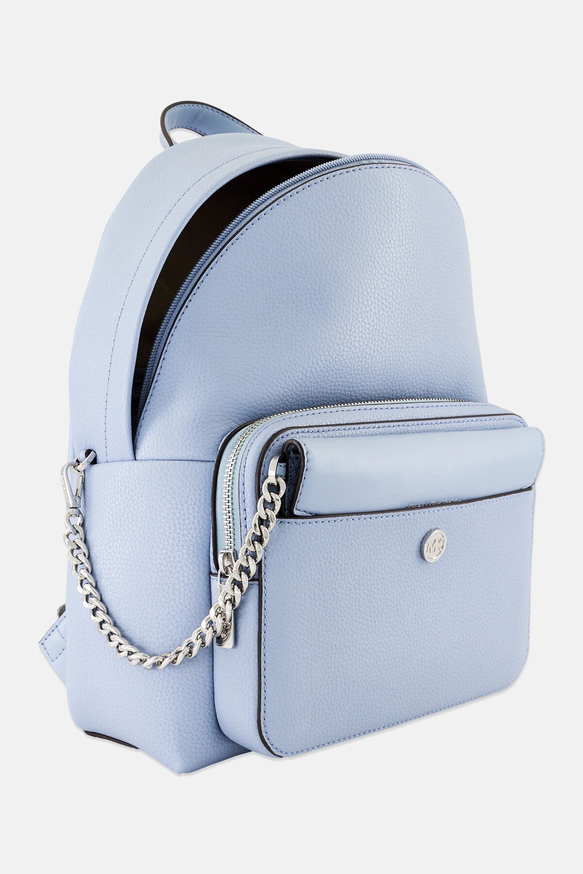 Michael Kors-Women Maisie 2in1 Pebble Leather Backpack 25 L x 37 H x 16 W cm, Pale Blue 5