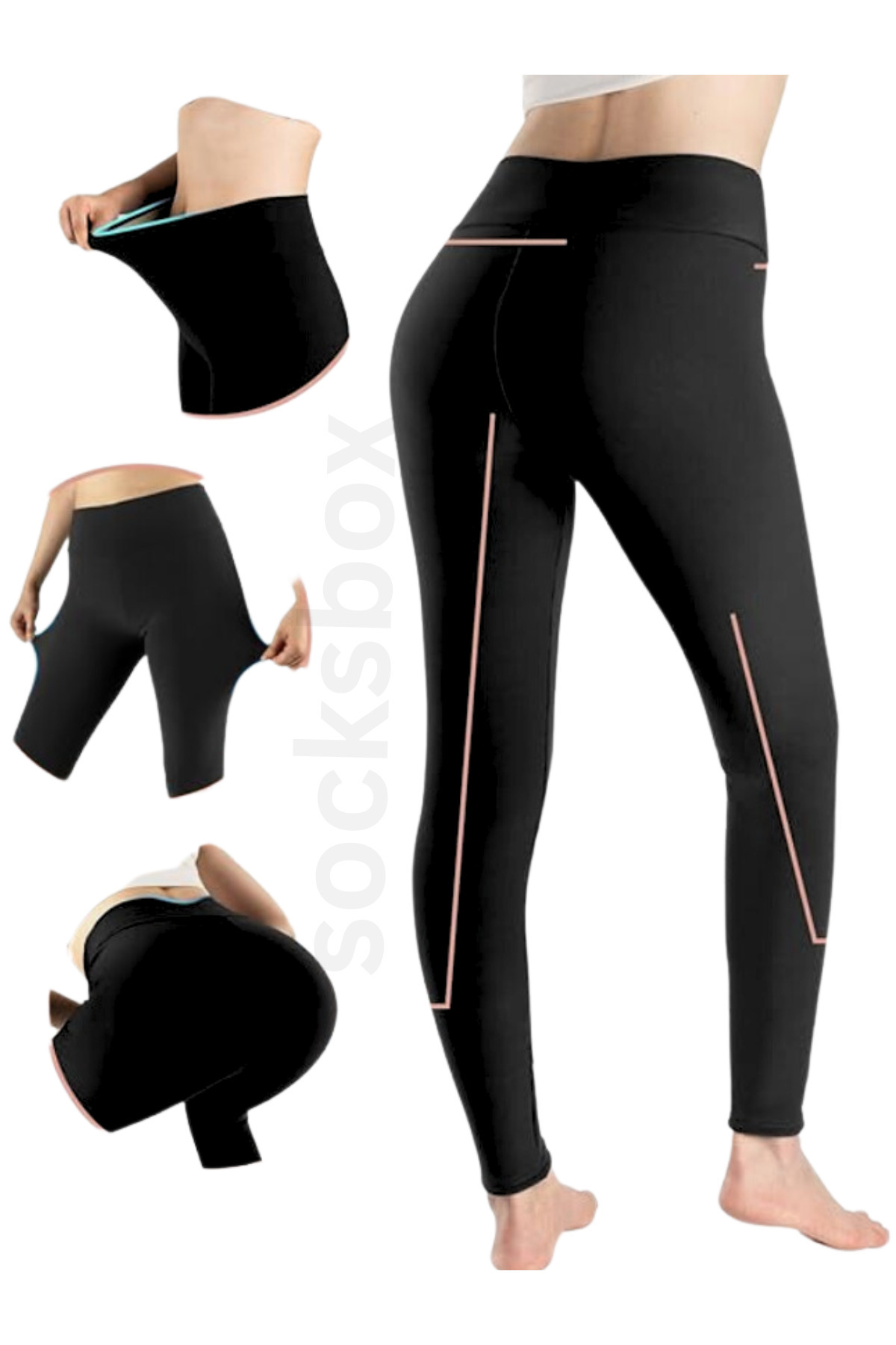 socksbox Pamuklu Termal Içlik | Şardonlu Termal Tayt/Unisex