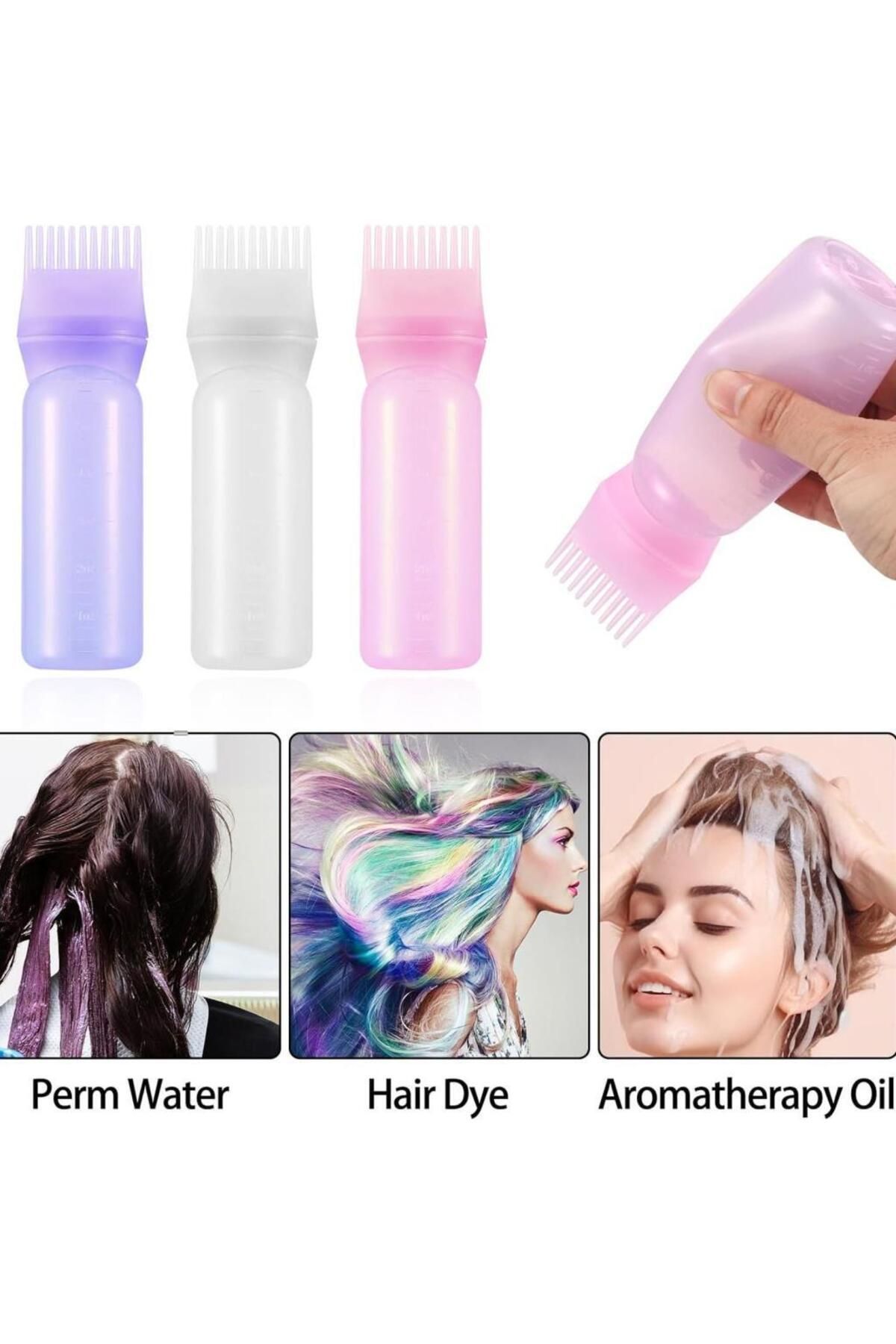 jetfast-2 Comb Hair Coloring Bottles Easy Practical Hair Bottoms Care Oil Application Apparatus 2