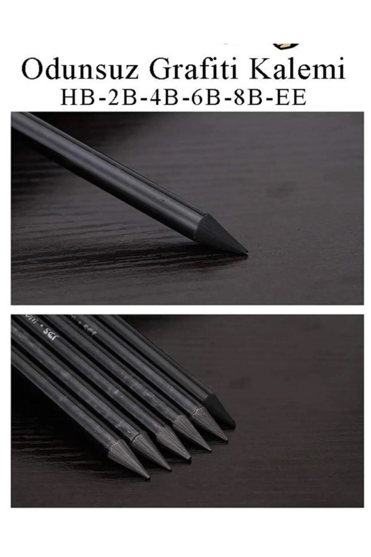 Limmy-6-Piece Woodless Charcoal Pencil Set - Artistic Sketch and Charcoal 2