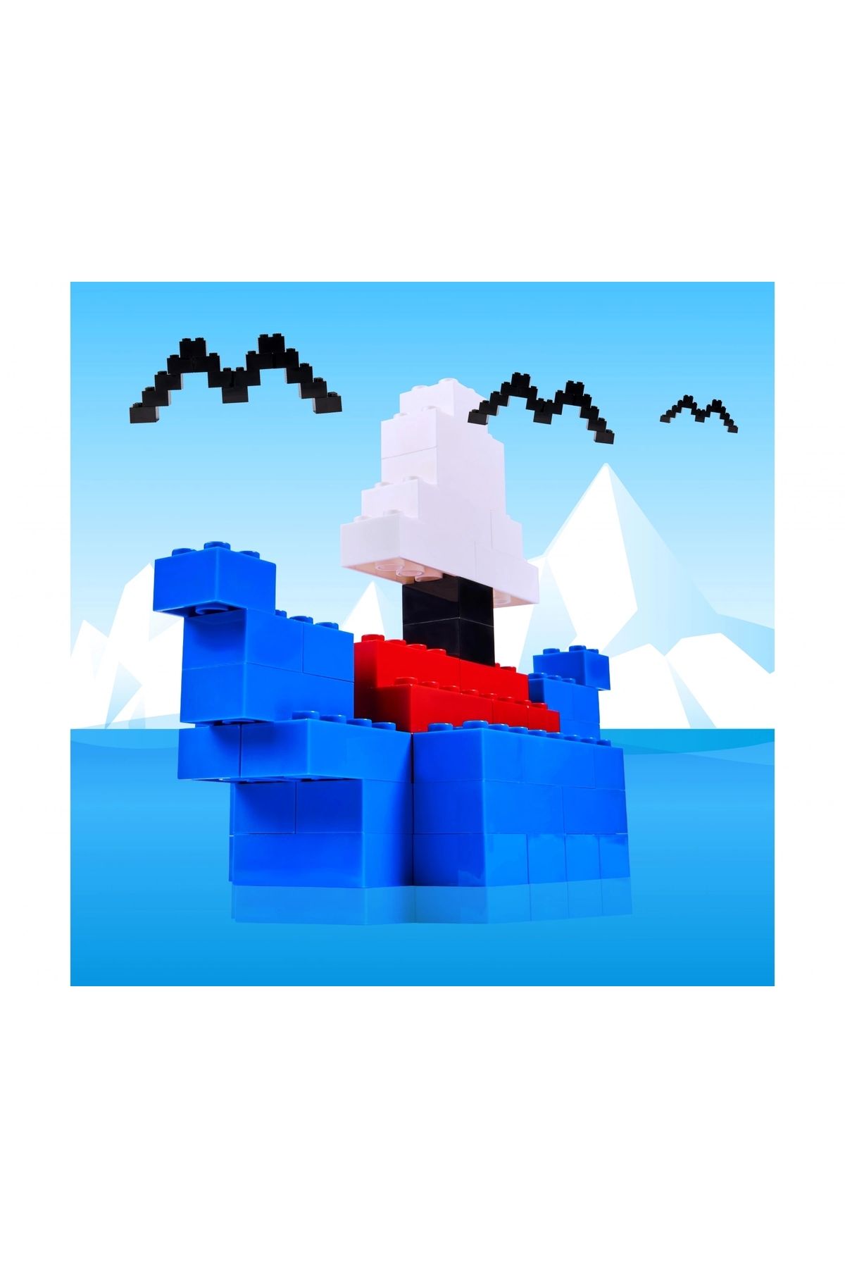 Simba-Blox 100 Blue Blocks in Box - SMB-104114112 4