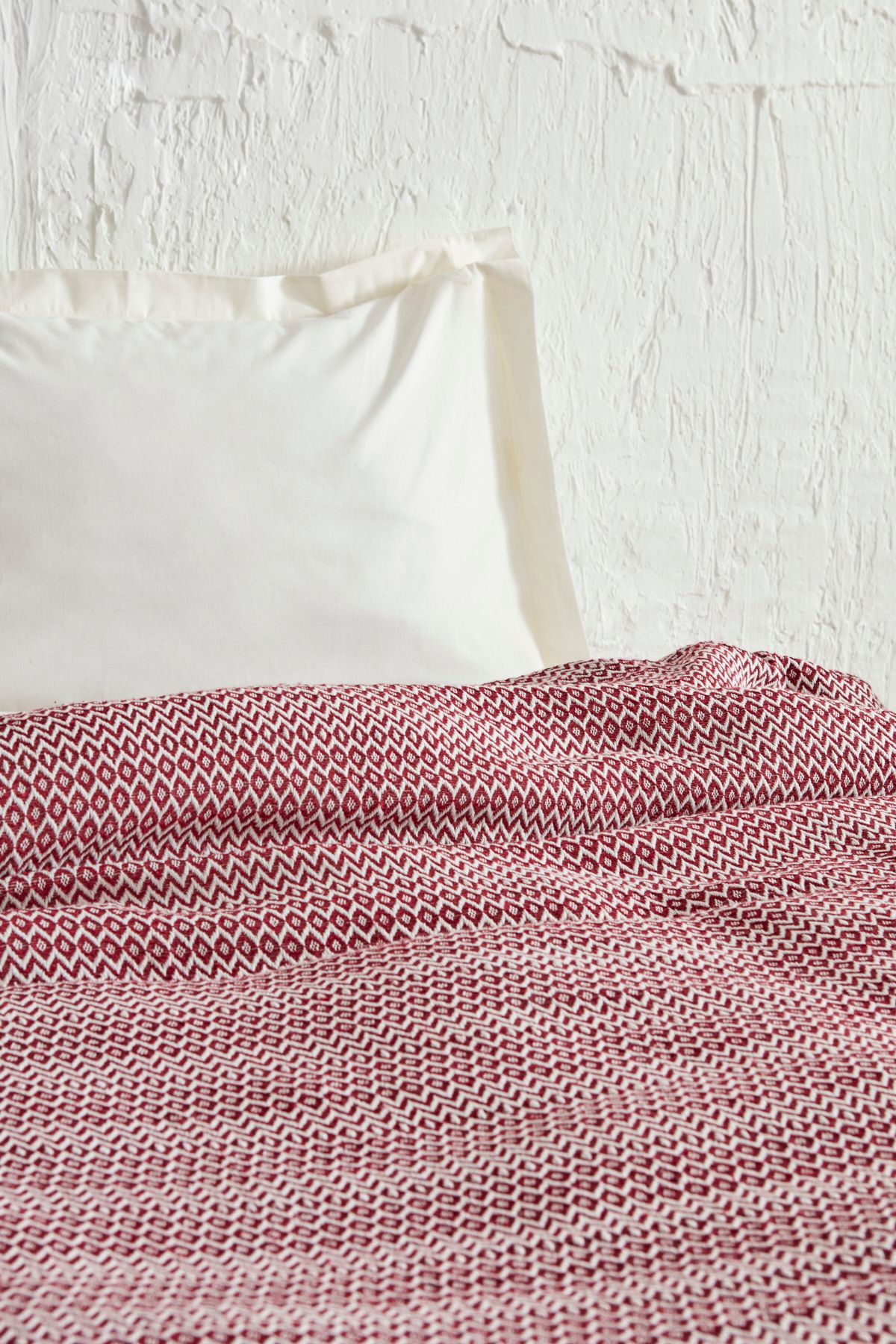 Karaca Home-Levi Claret Red Double Pike 5