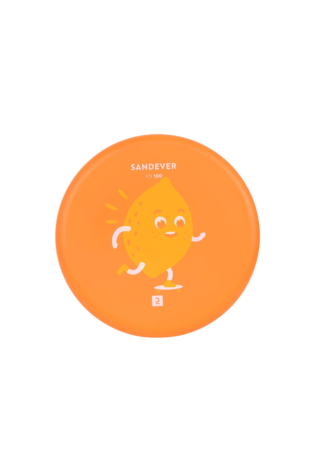 Decathlon-Red/Lemon Patterned Soft Olaian Frisbee 5