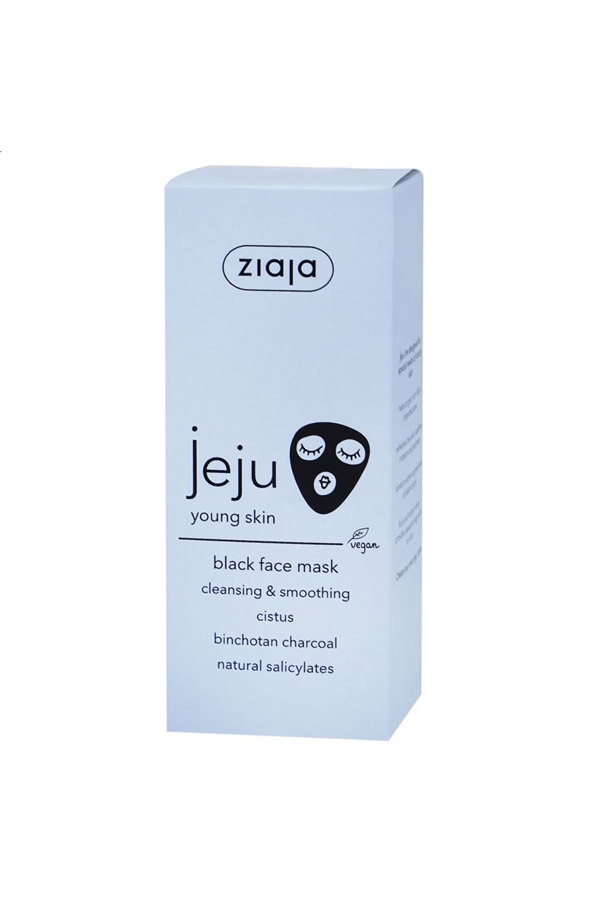Ziaja-Jeju 50 ml Black Face Mask - Purifying and Smoothing 1