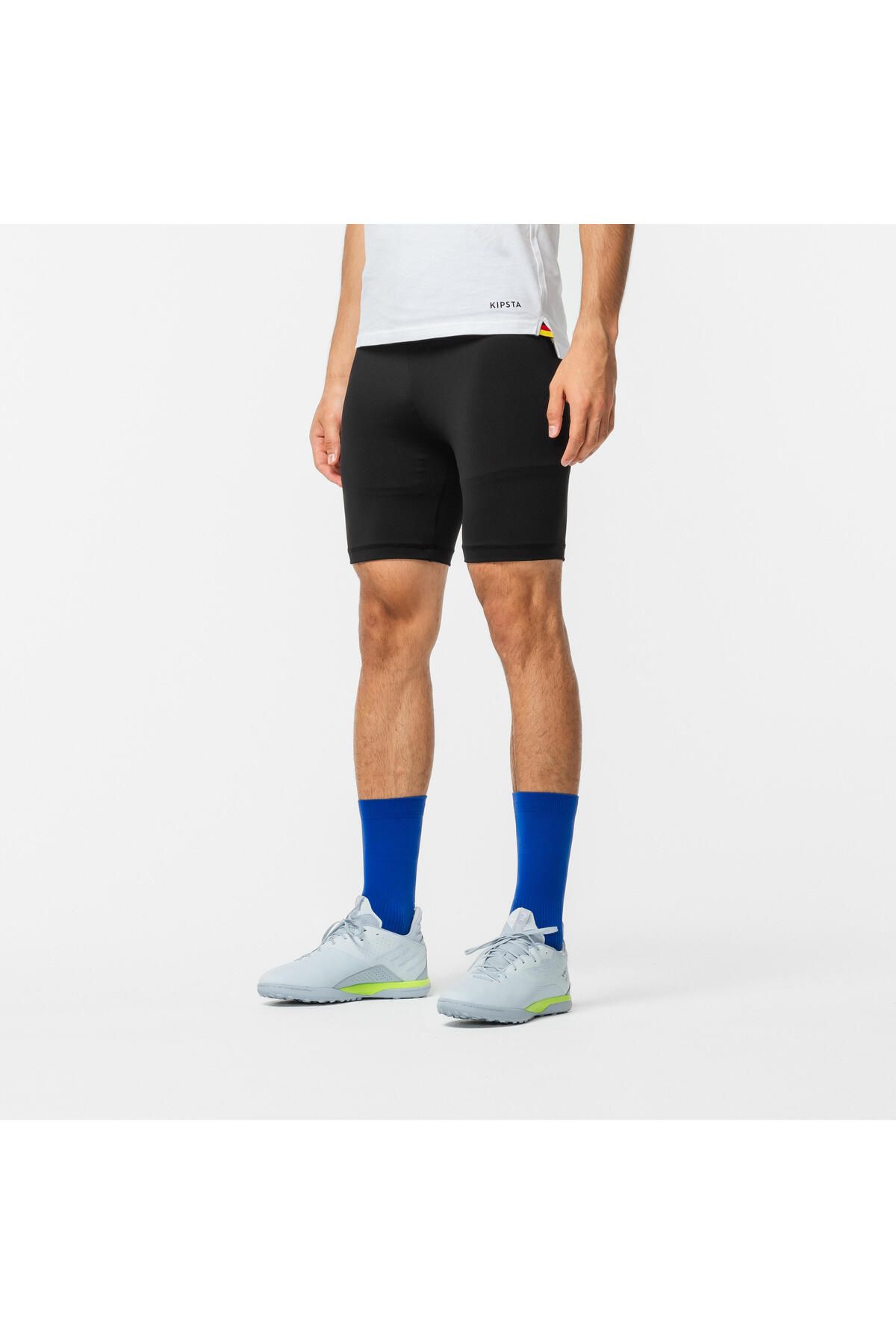 Decathlon-Keepcomfort 100 Black Adult Tights Football Shorts 6