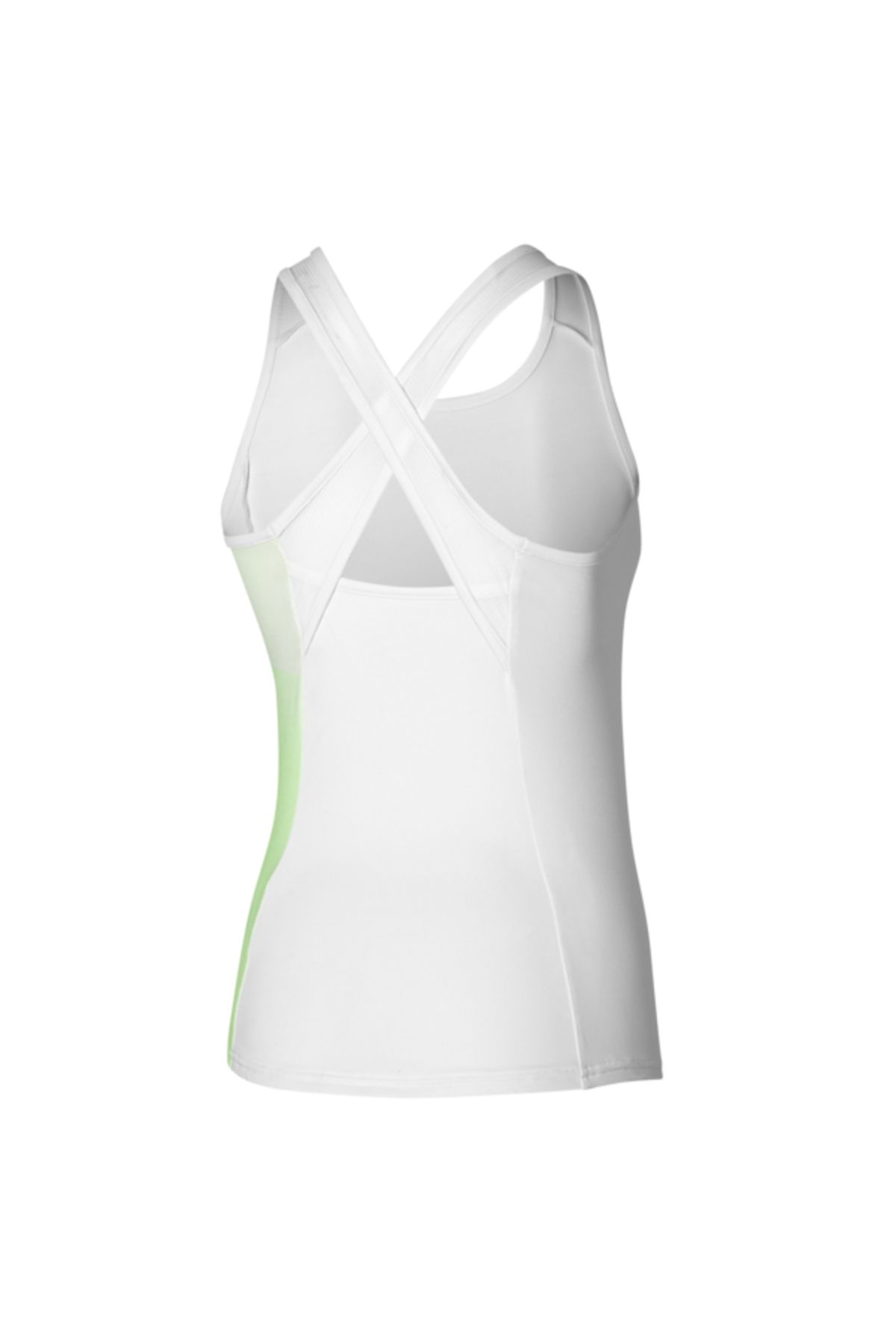 تی شرت ورزشی سفید زنانه انتشار مخزن چاپی بدون آستین t shirt سبز Mizuno