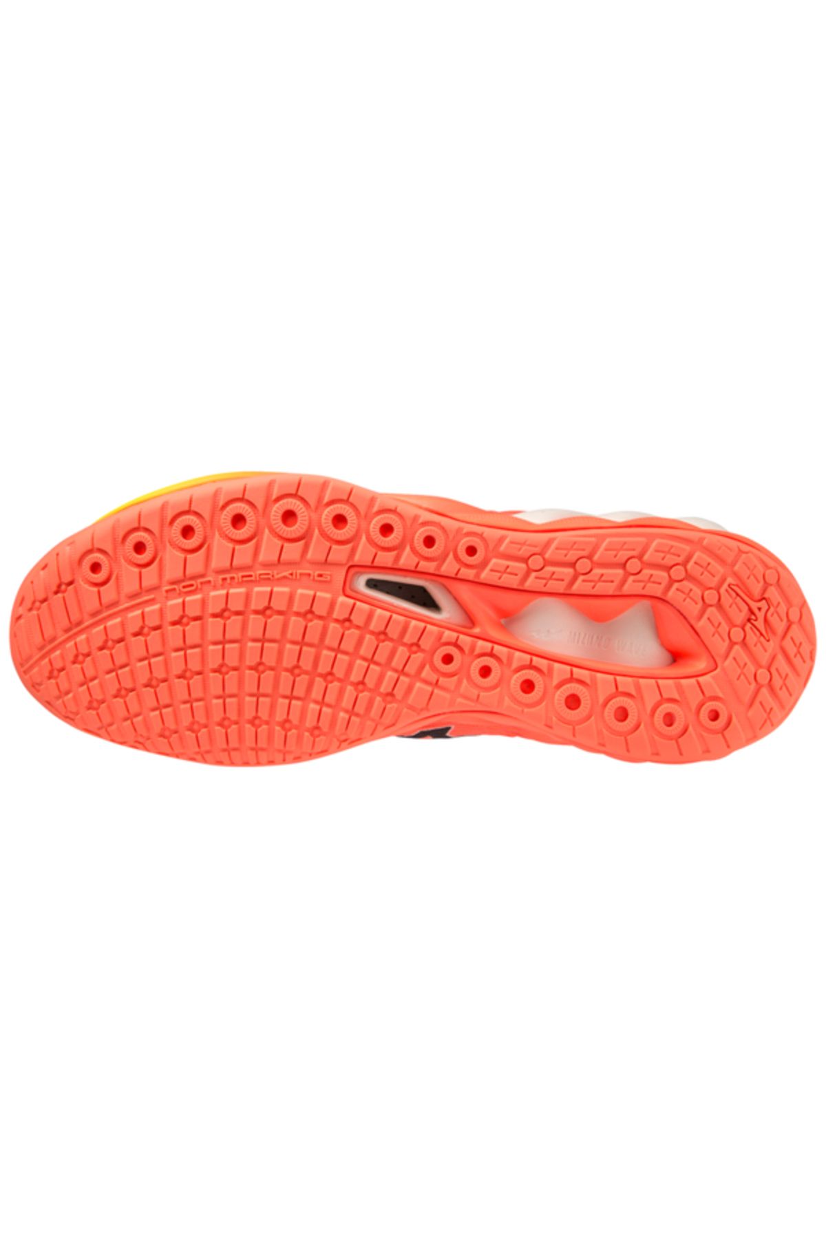 کفش والیبال نارنجی مردانه و زنانه درخشان موج Mizuno