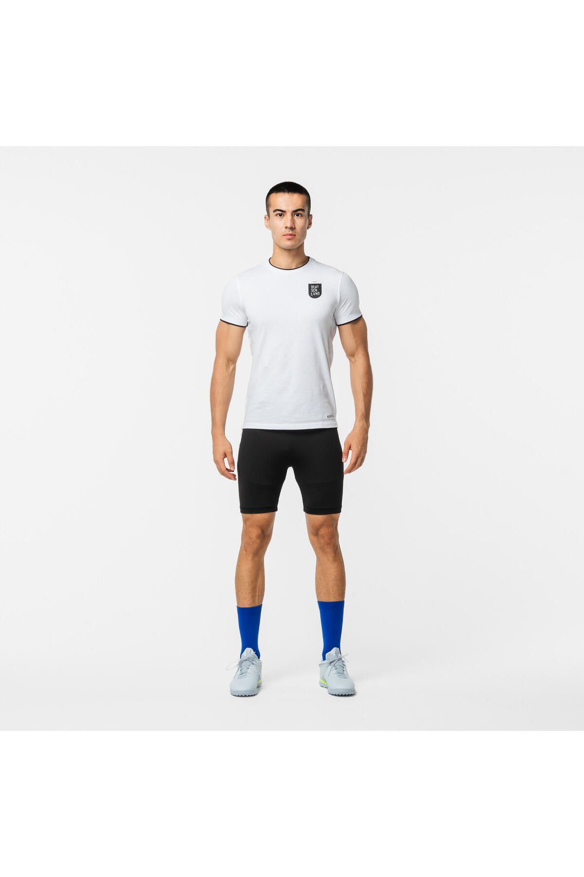 Decathlon-Keepcomfort 100 Black Adult Tights Football Shorts 4