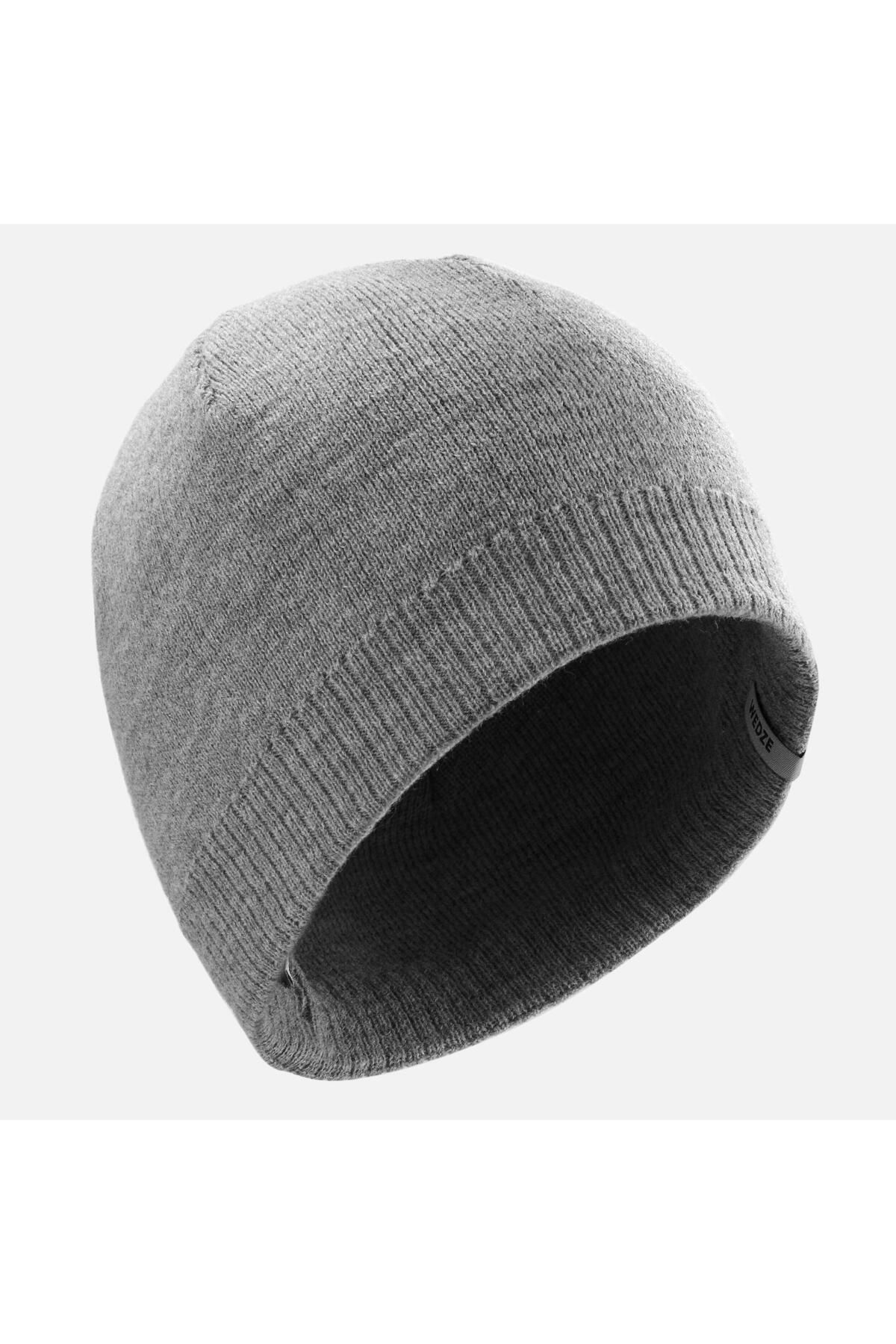 Decathlon-Adult Ski Beanie - Light Gray - Simple 3