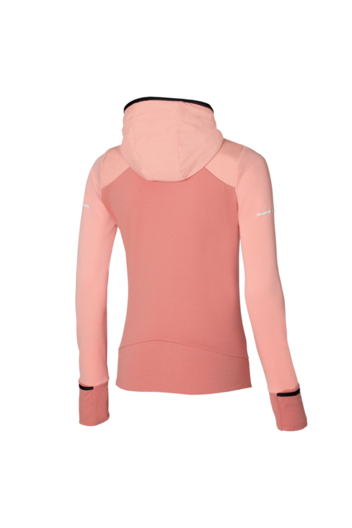 سویشرت ورزشی صورتی زنانه Warmalite Hybrid Full Zipper Sweatshirt Pink Mizuno