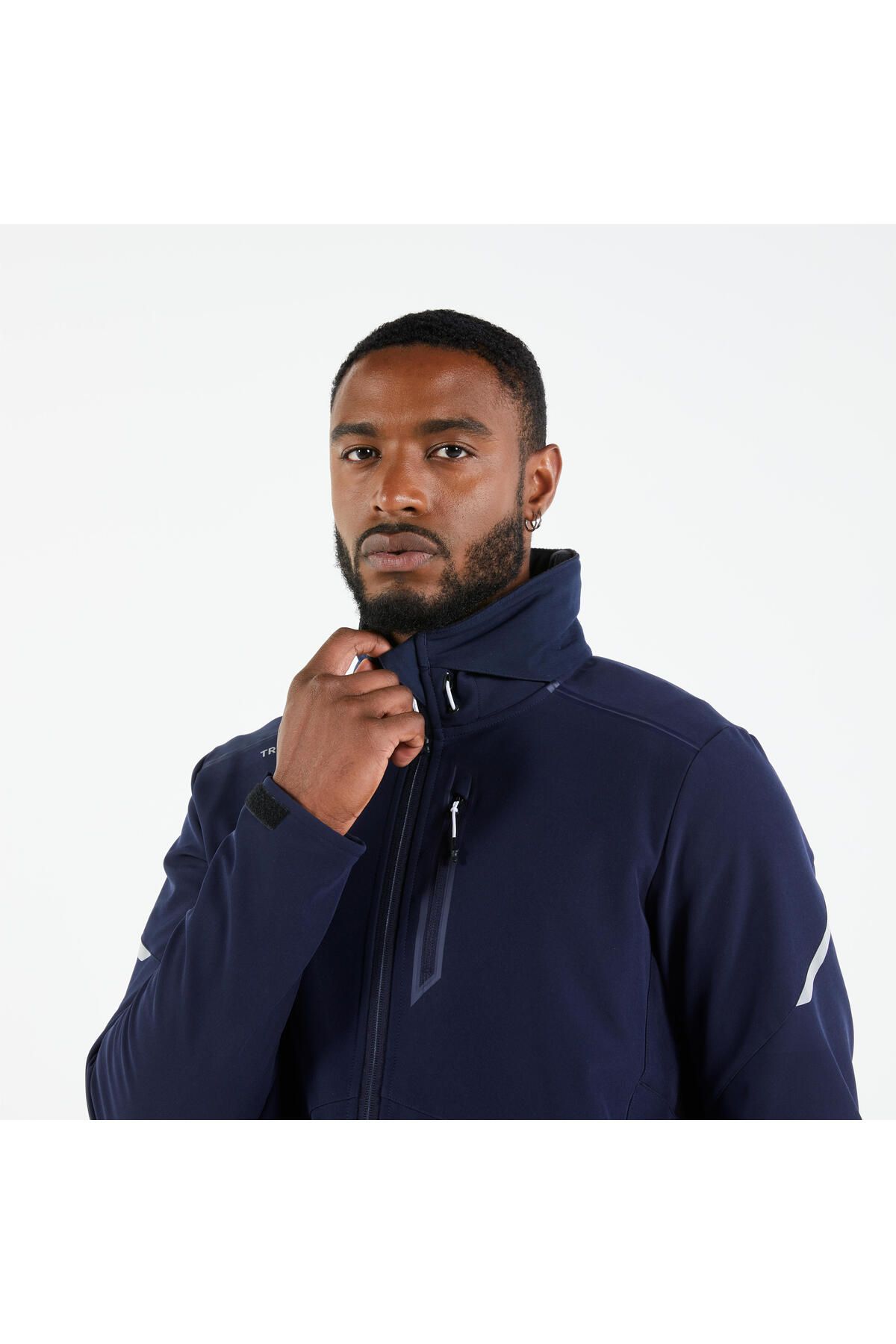 کاپشن ورزشی آبی مردانه کت قایقرانی 900 اورجینال Decathlon