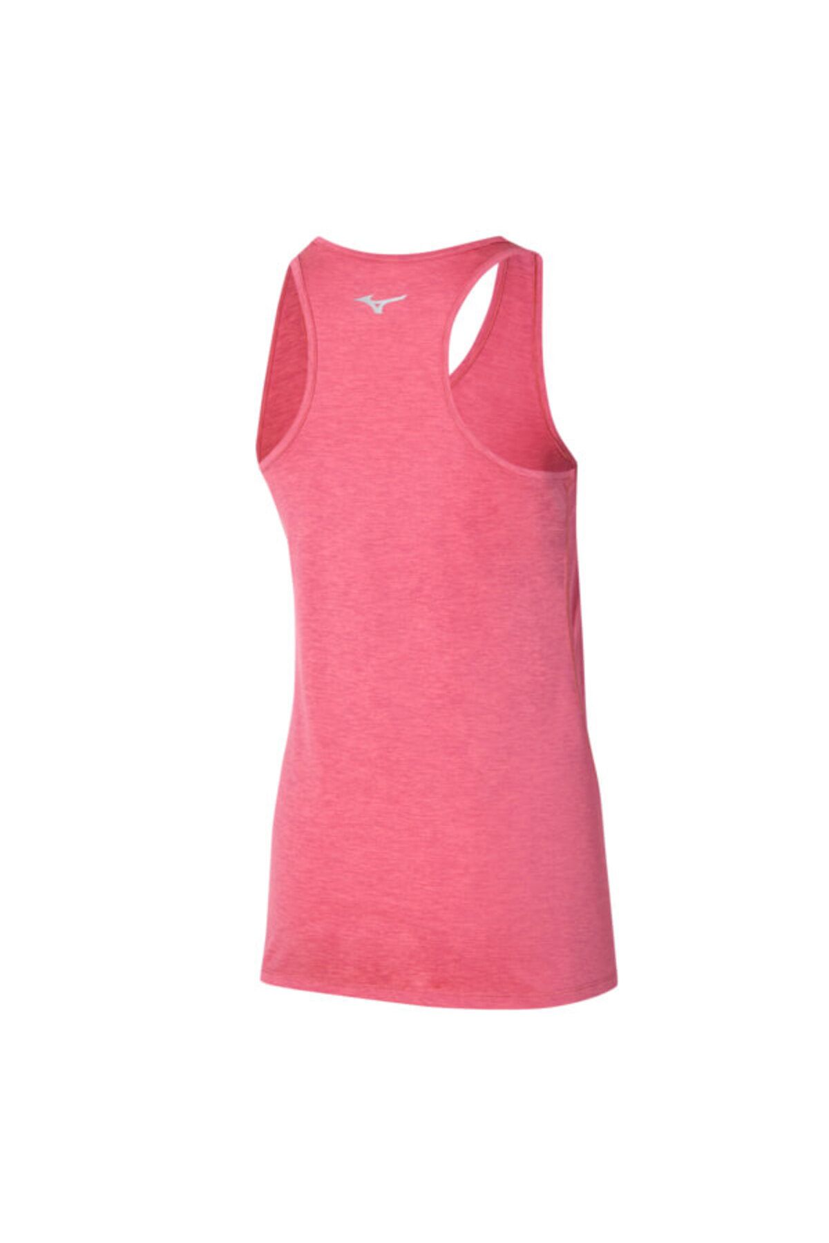 تی شرت ورزشی صورتی زنانه Impulse Core بدون آستین T shirt Pink Mizuno
