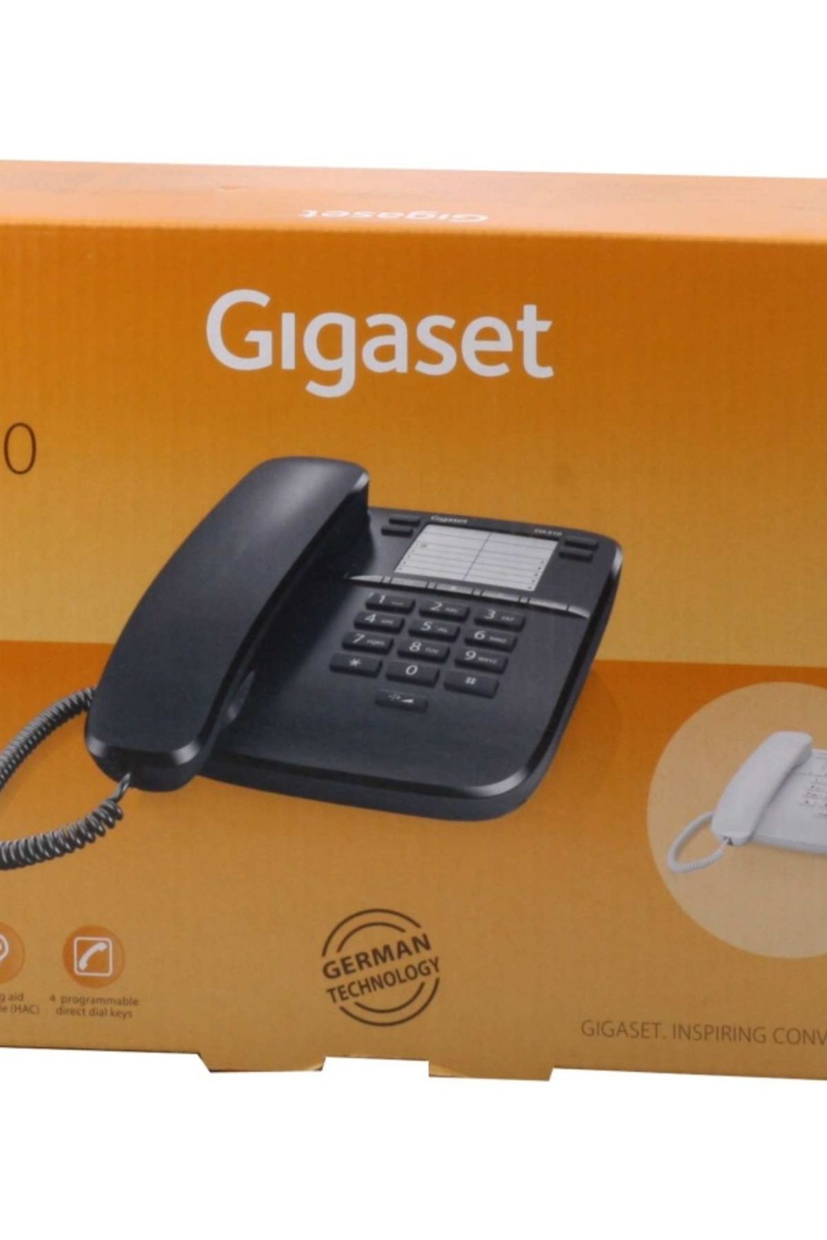 Siemens Gigaset Da310 Siyah Masa Üstü Telefon