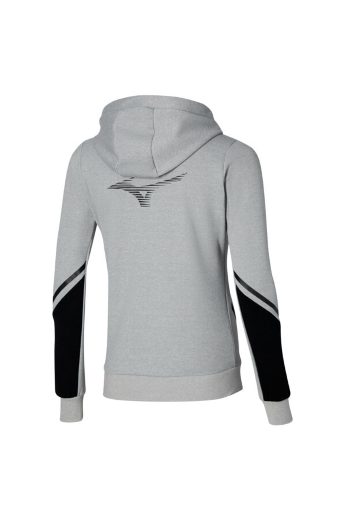 سویشرت ورزشی خاکستری زنانه ژاکت عرق پیراهن اورجینال Mizuno