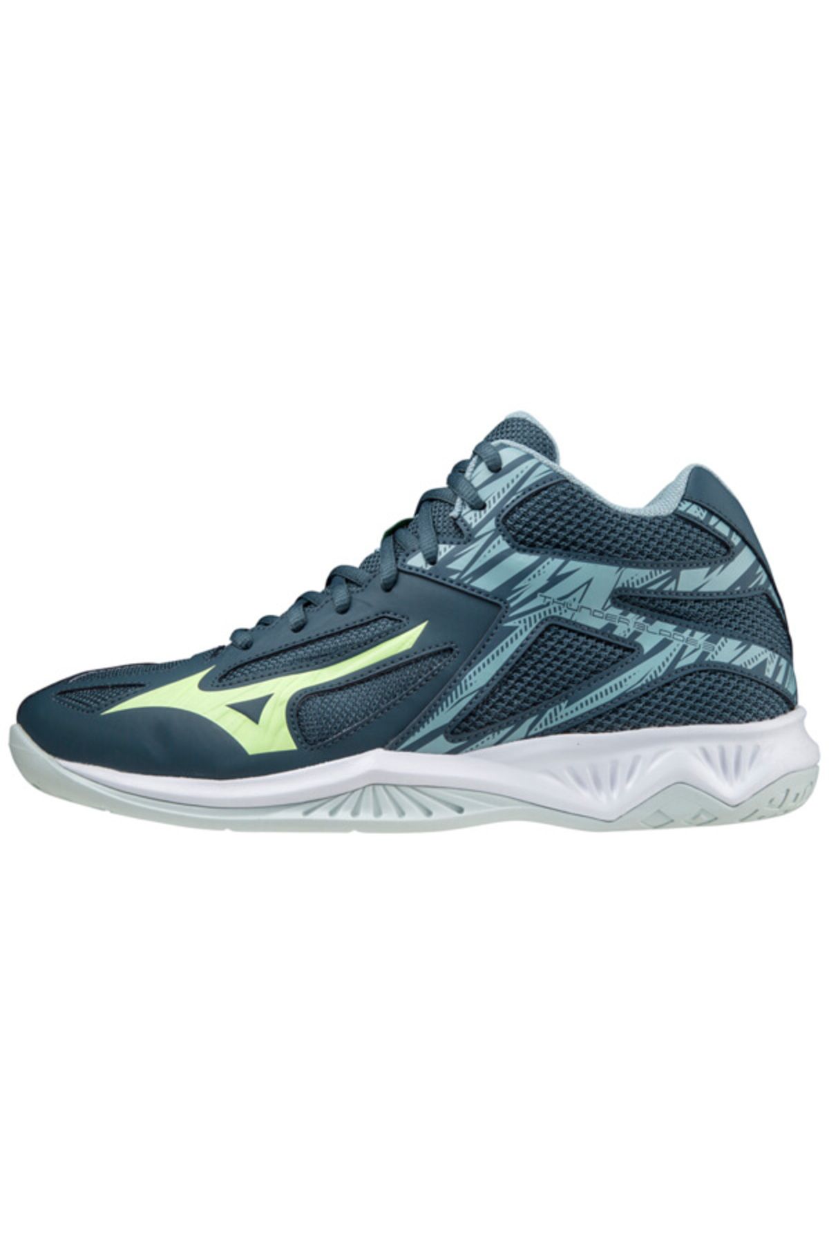 MIZUNO Thunder Blade 3 Mıd Erkek Voleybol Ayakkabısı Lacivert