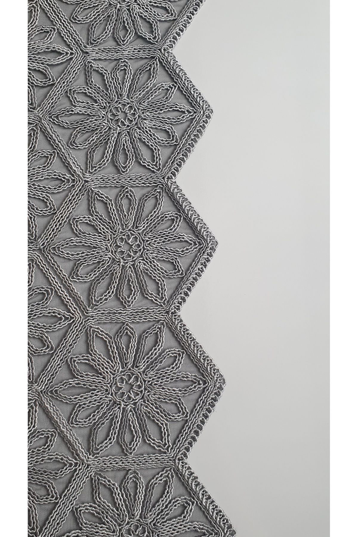 WENESSİ-Anglez Cord Glitter Hexagonal Runner(38×130cm) 7