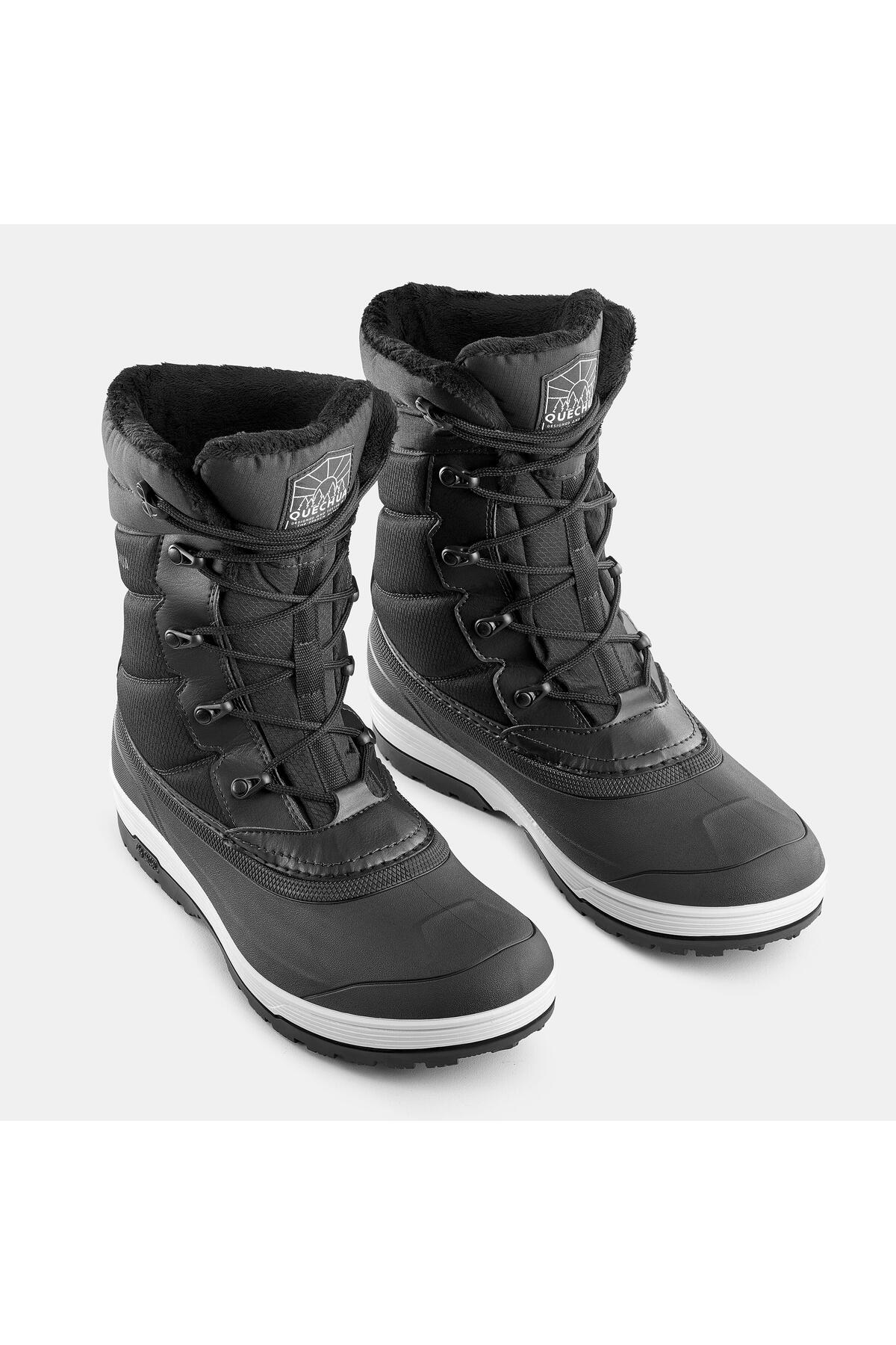 Decathlon Quechua Erkek Outdoor Kar Botu - Siyah - NH500 High görsel 2