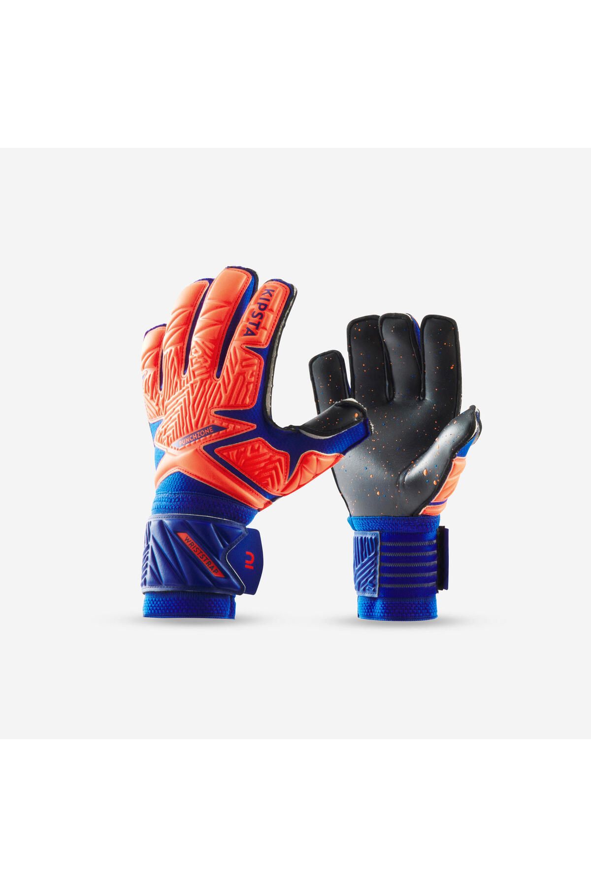 Decathlon-Ef500 Viralto - Child Keeper Gloves, Orange / Blue 1