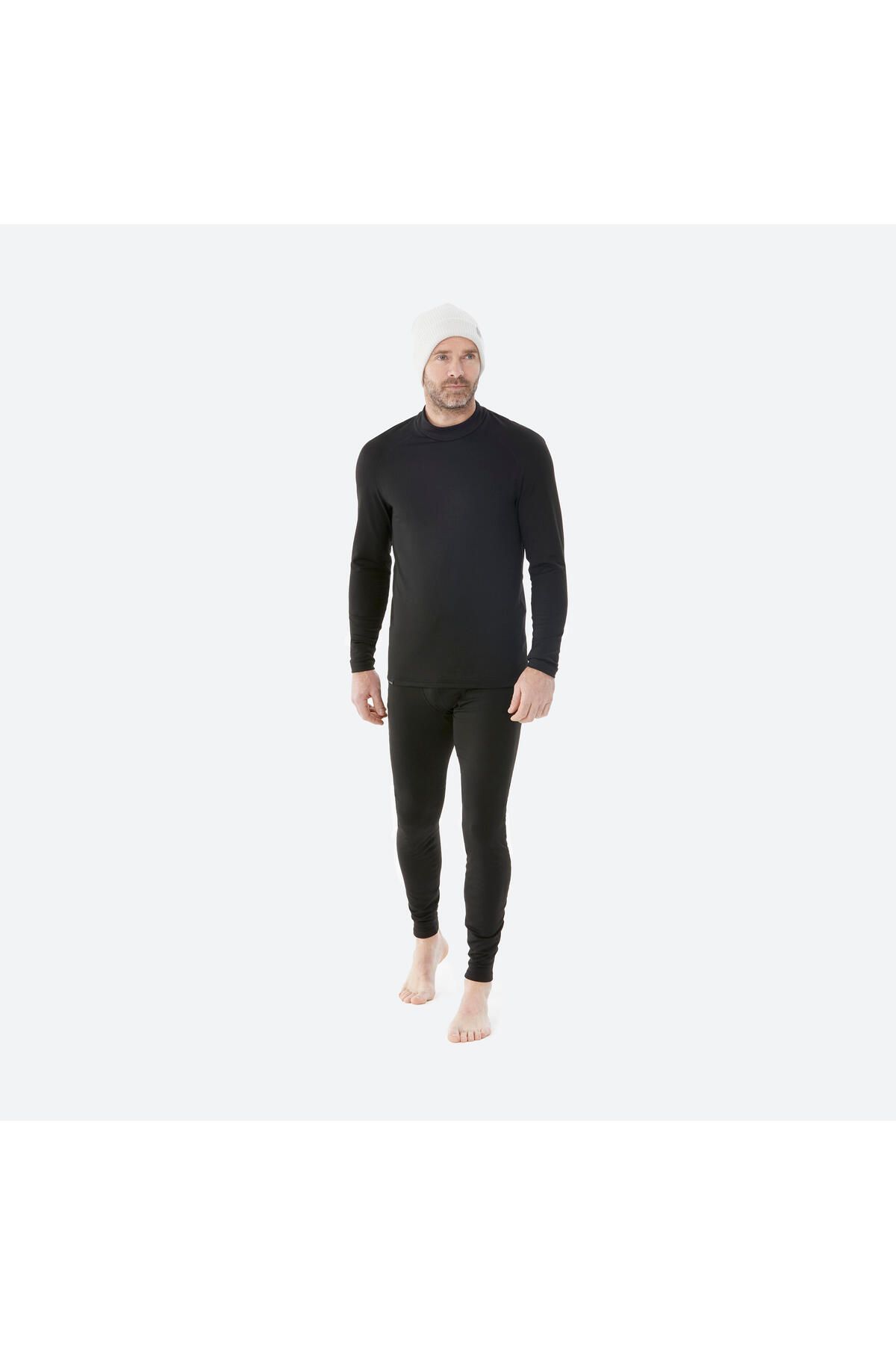 Decathlon لباس زیر اسکی مردانه - مشکی BL 500