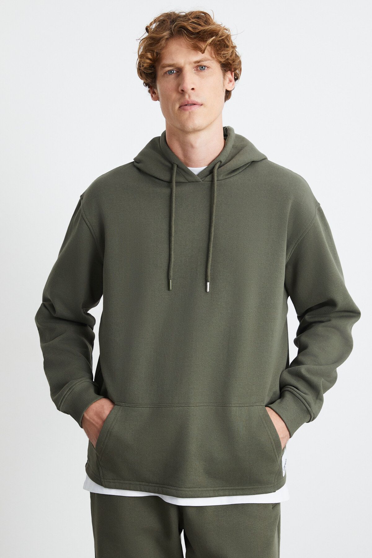 GRIMELANGE-Helder Men's Khaki Tracksuit Set 6