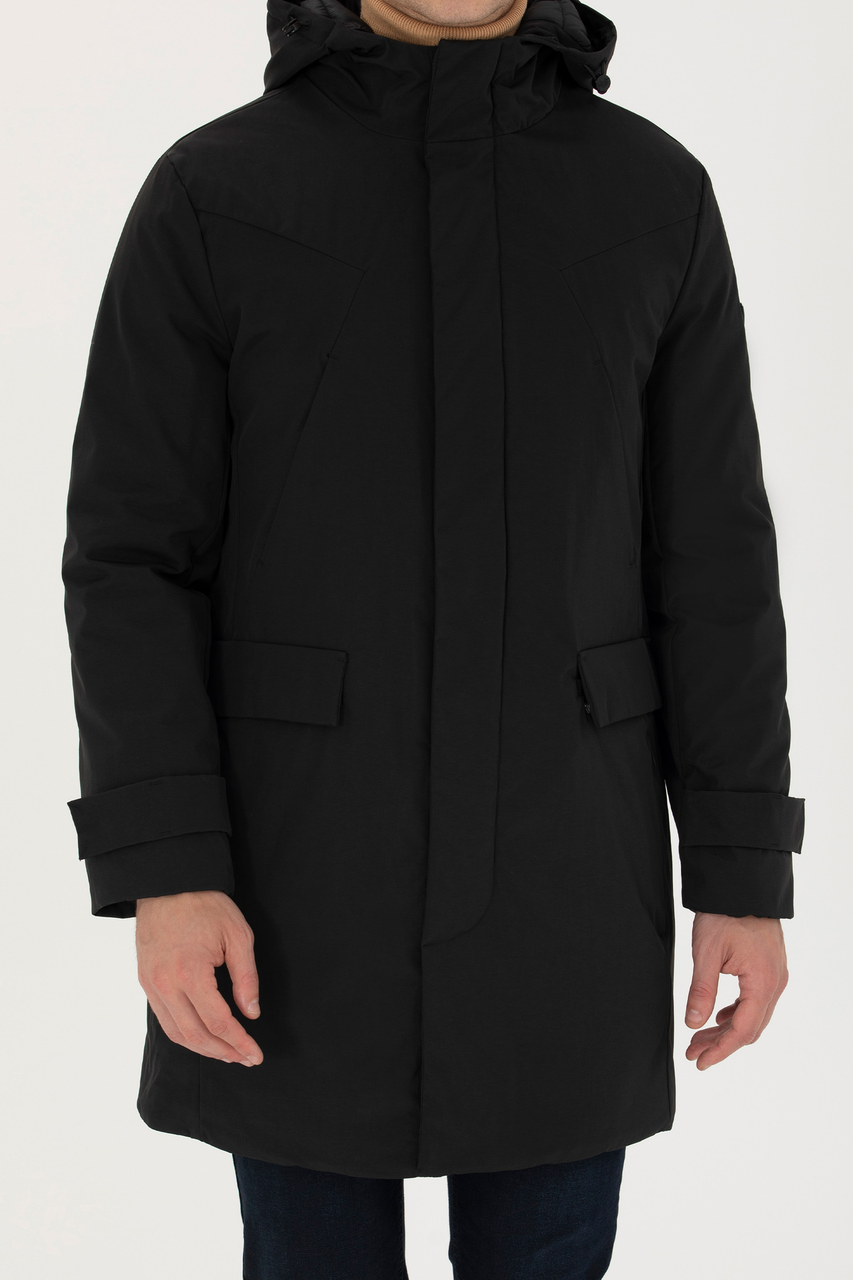 U.S. Polo Assn.  Erkek Siyah Kaban 50270657-VR046 - Görsel 6