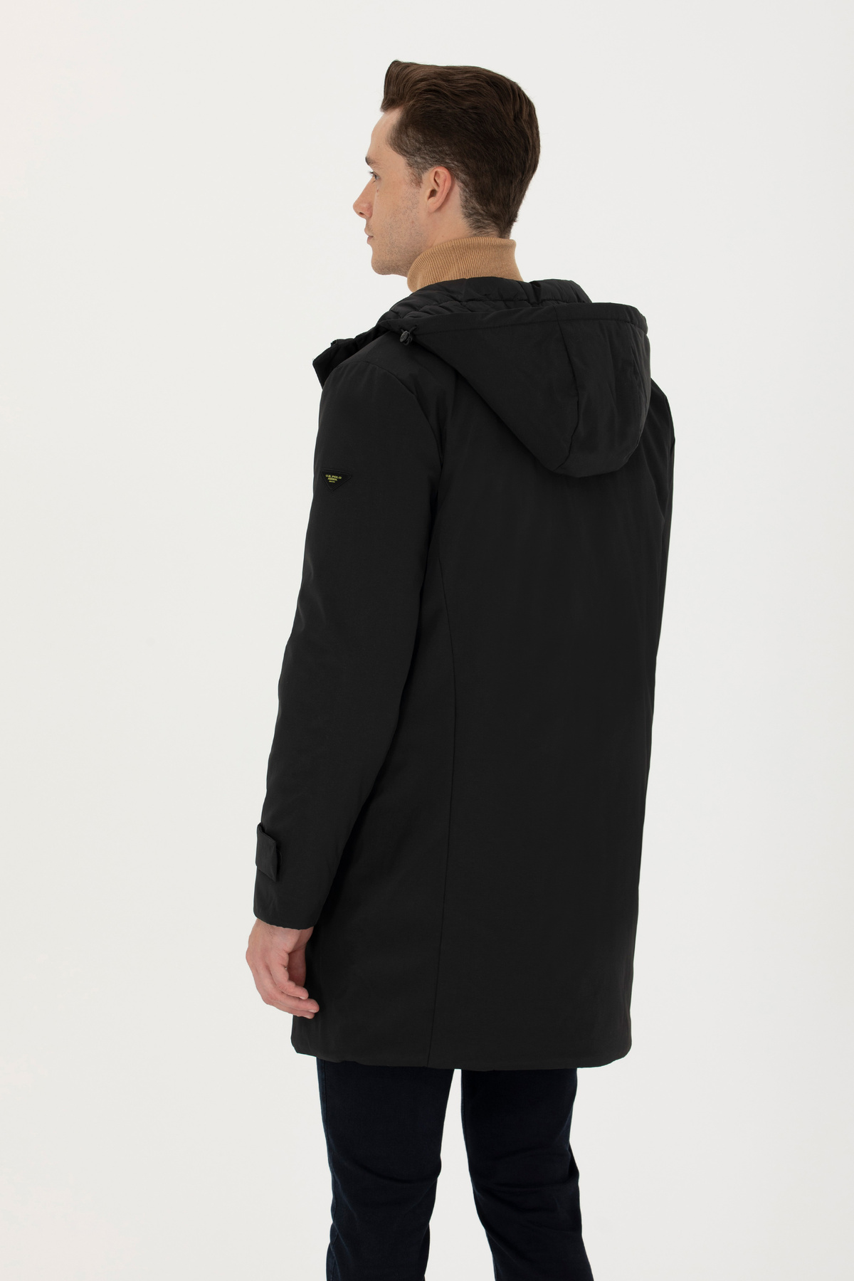 U.S. Polo Assn.  Erkek Siyah Kaban 50270657-VR046 - Görsel 5