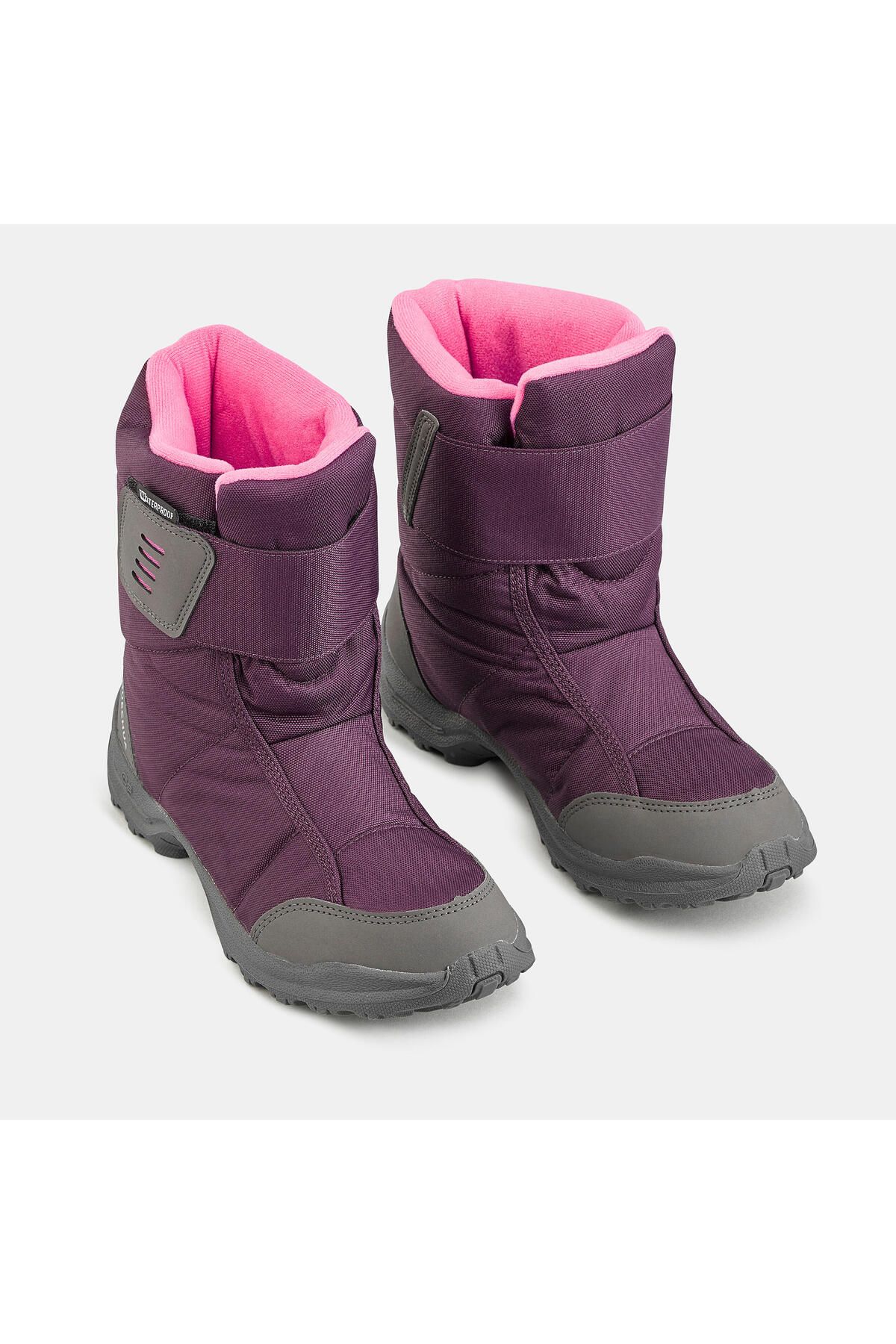 Decathlon-Purple Kids Waterproof Outdoor Snow Boots - 24/38 - Sh100 2