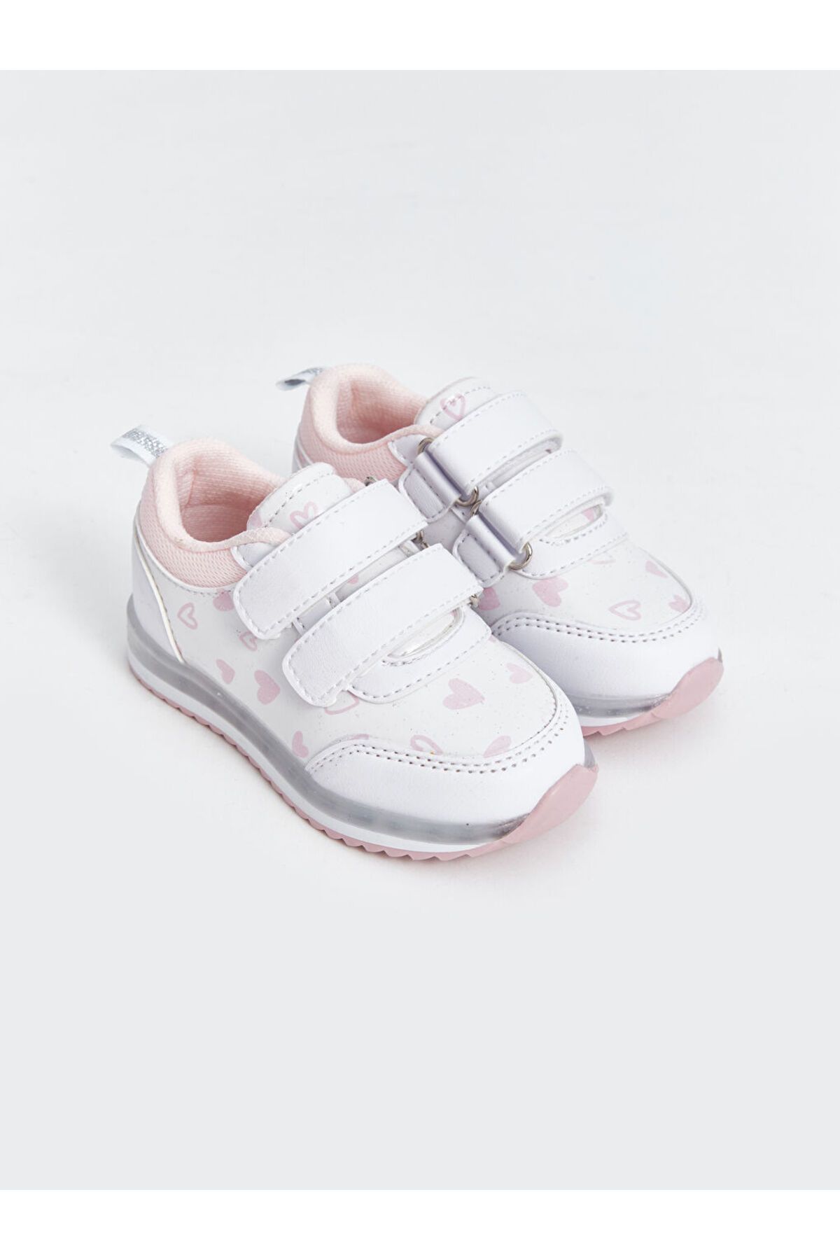 LC Waikiki-Buxe White - Velcro Baby Girl Sneakers 1