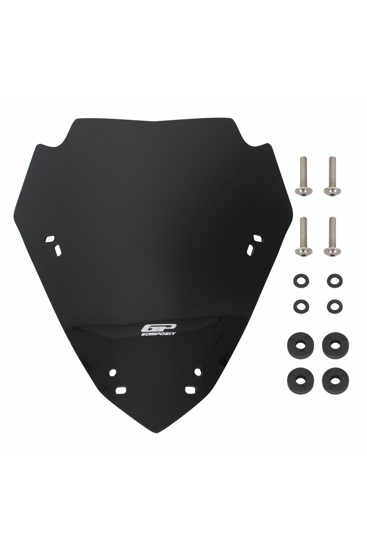 GP KOMPOZİT Yamaha XMAX 250 2024-2025 Uyumlu Spor Ön Cam Siyah 40