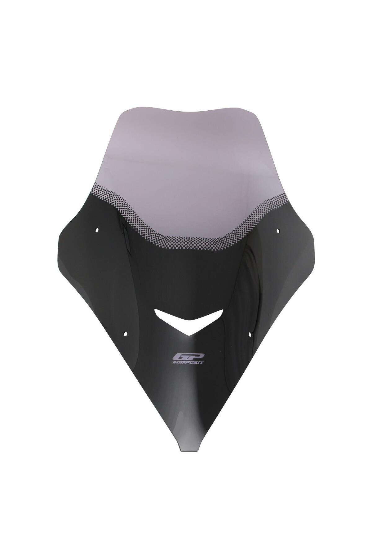 GP KOMPOZİT SYM Jet X 125 2022-2025 Uyumlu Kısa Ön Cam Füme 56 cm