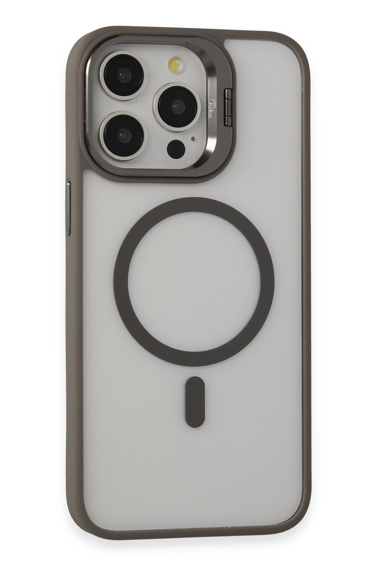 Joko iPhone 14 Pro Kılıf Roblox Lens Magsafe Standlı Kapak - Titan Gri ZRNET