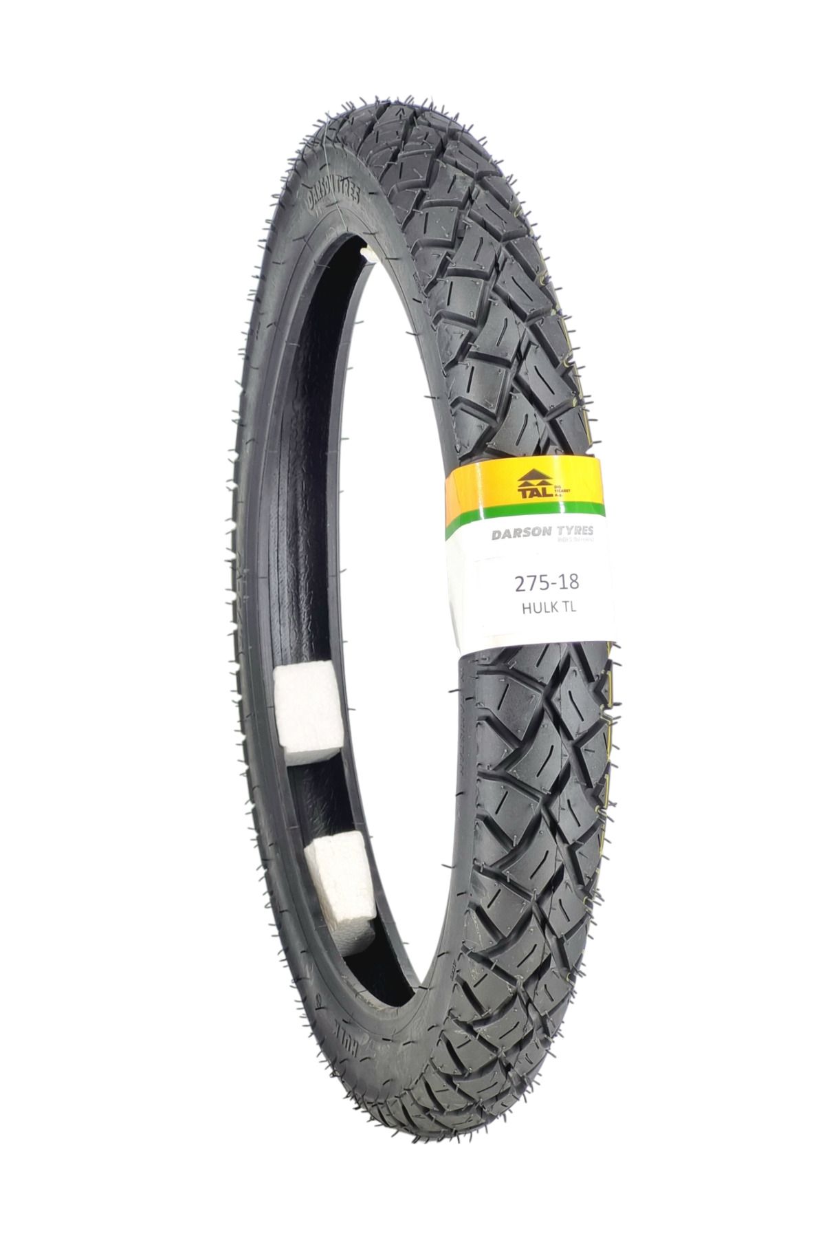 DARSON TYRES MOTOR LASTİK 275-18 TL (TUBELESS - DUBLEKS) HULK