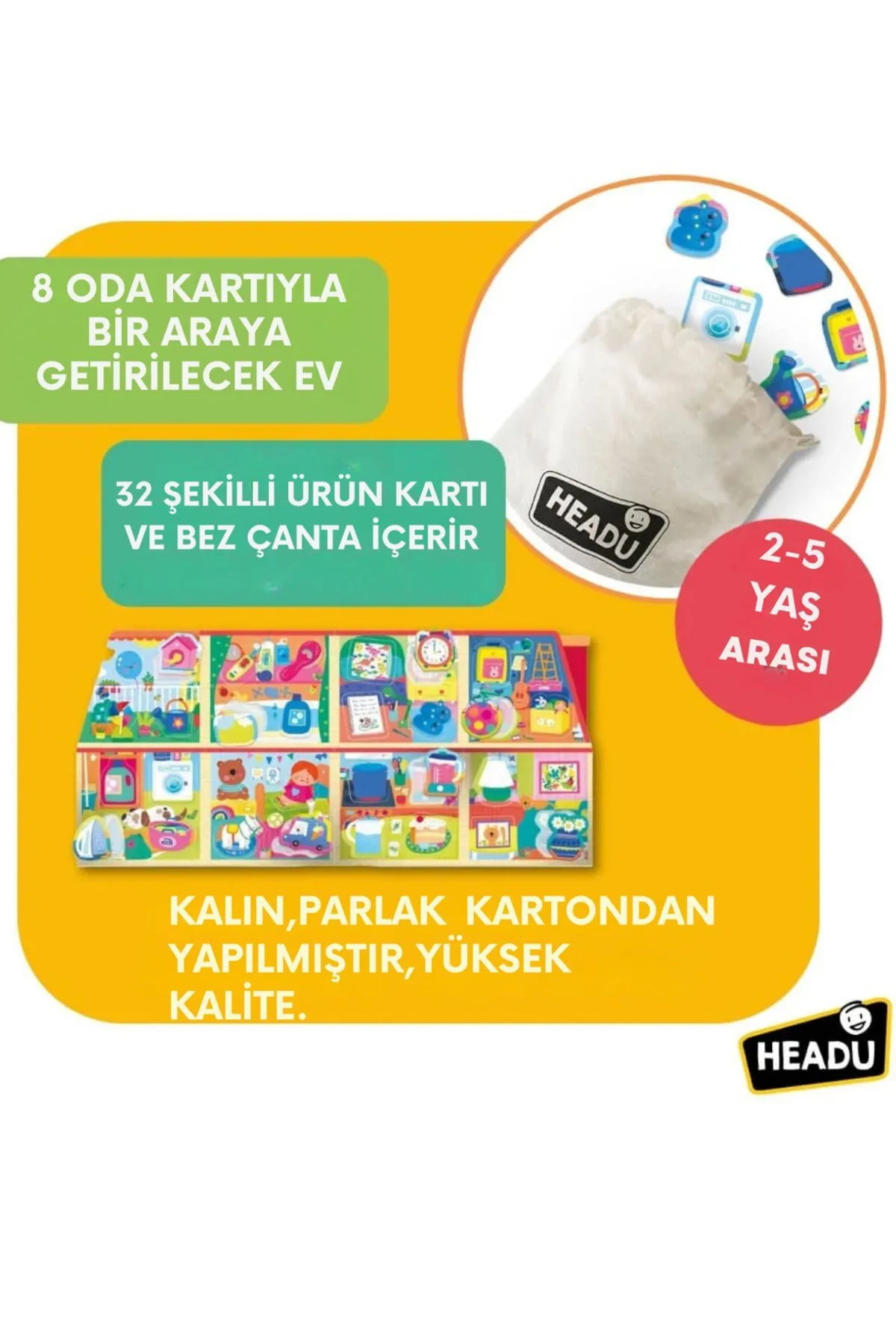 Headu Montessori Benim Küçük Evim (my Little House ) - 2. fotoğrafı 3 (önizleme)