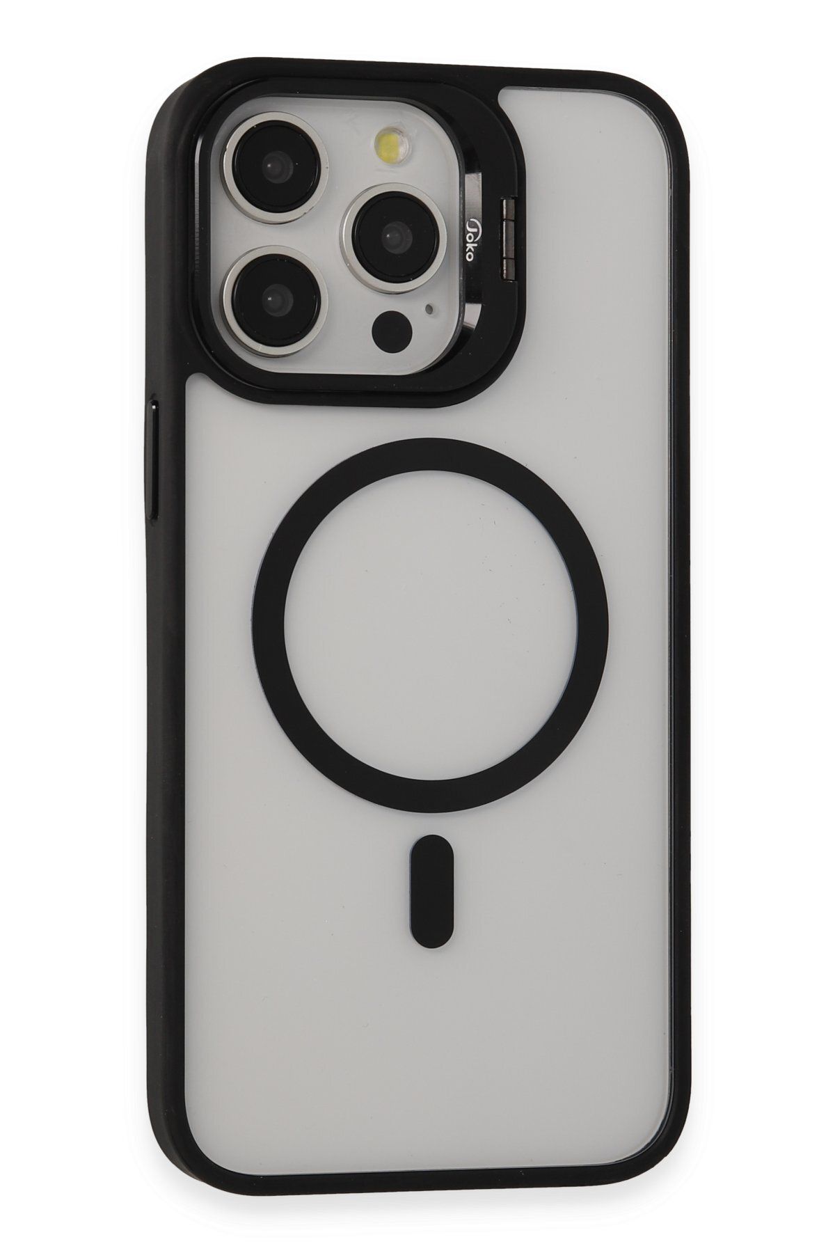 Joko iPhone 14 Pro Kılıf Roblox Lens Magsafe Standlı Kapak - Siyah ZRNET