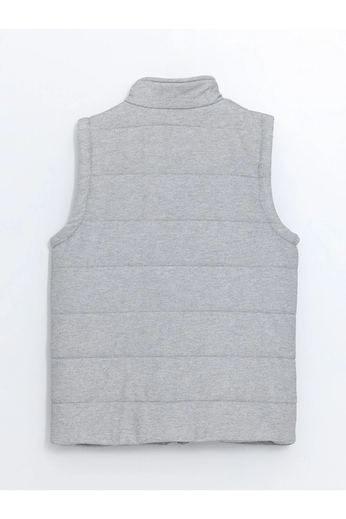 LC Waikiki-Жилетка за момче Lcw Vision Grey Melange Stand Collar 2