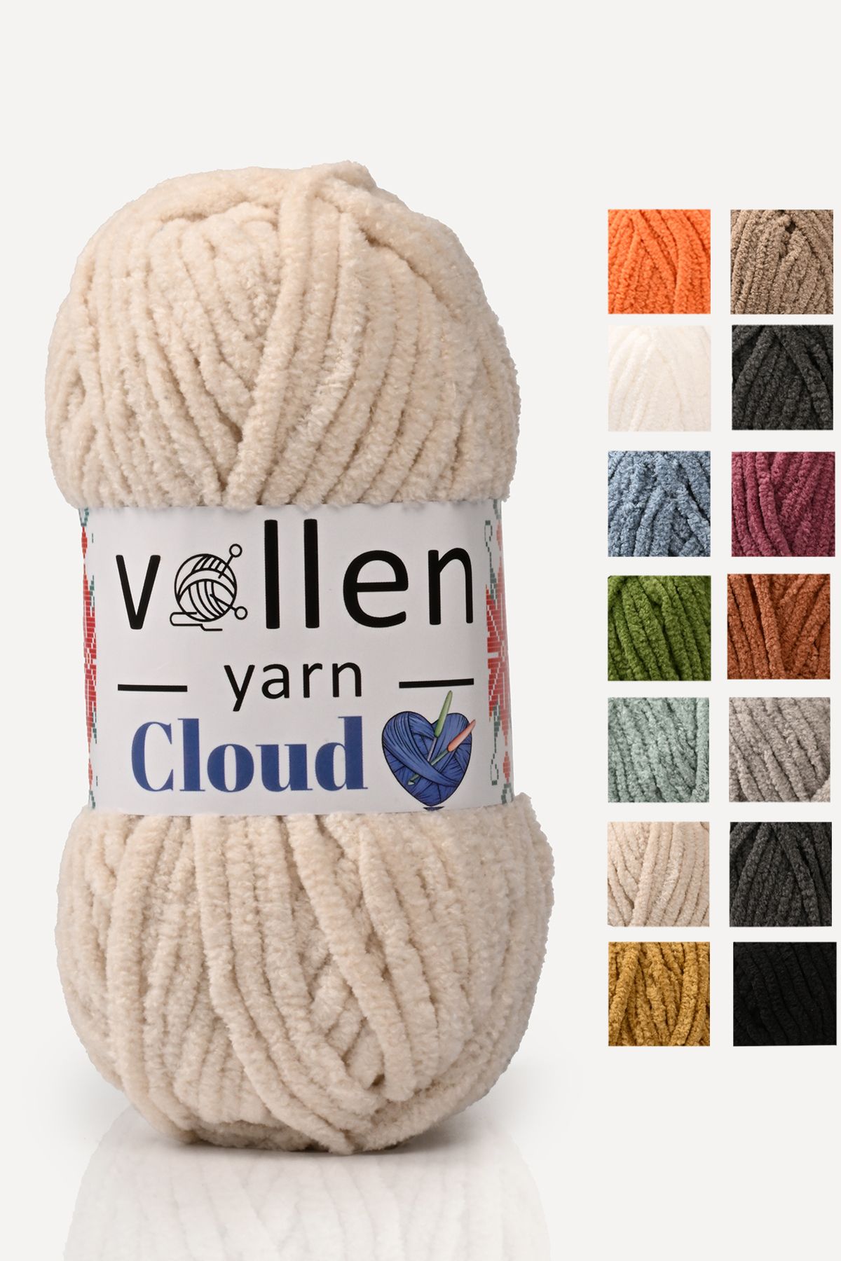 VollenYarn Cloud,kadife battaniye ipi,el örgü ipi,Tığ işi Hırka ipi,Amıgurumi oyuncak ipi