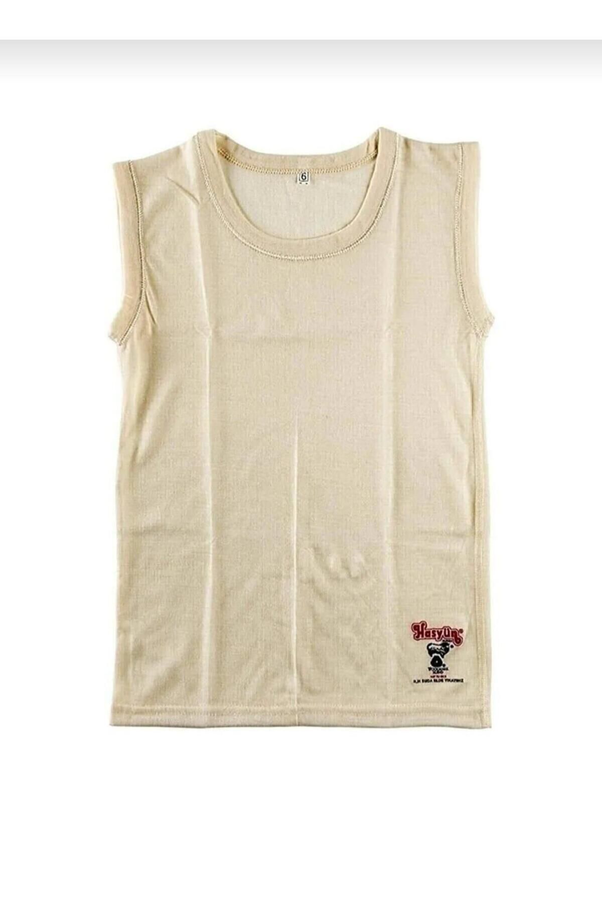 Hasyün Hasyün 520 Copii Singletă De Lână Fină Fără Mânecă 2 Buc. Unisex - 6